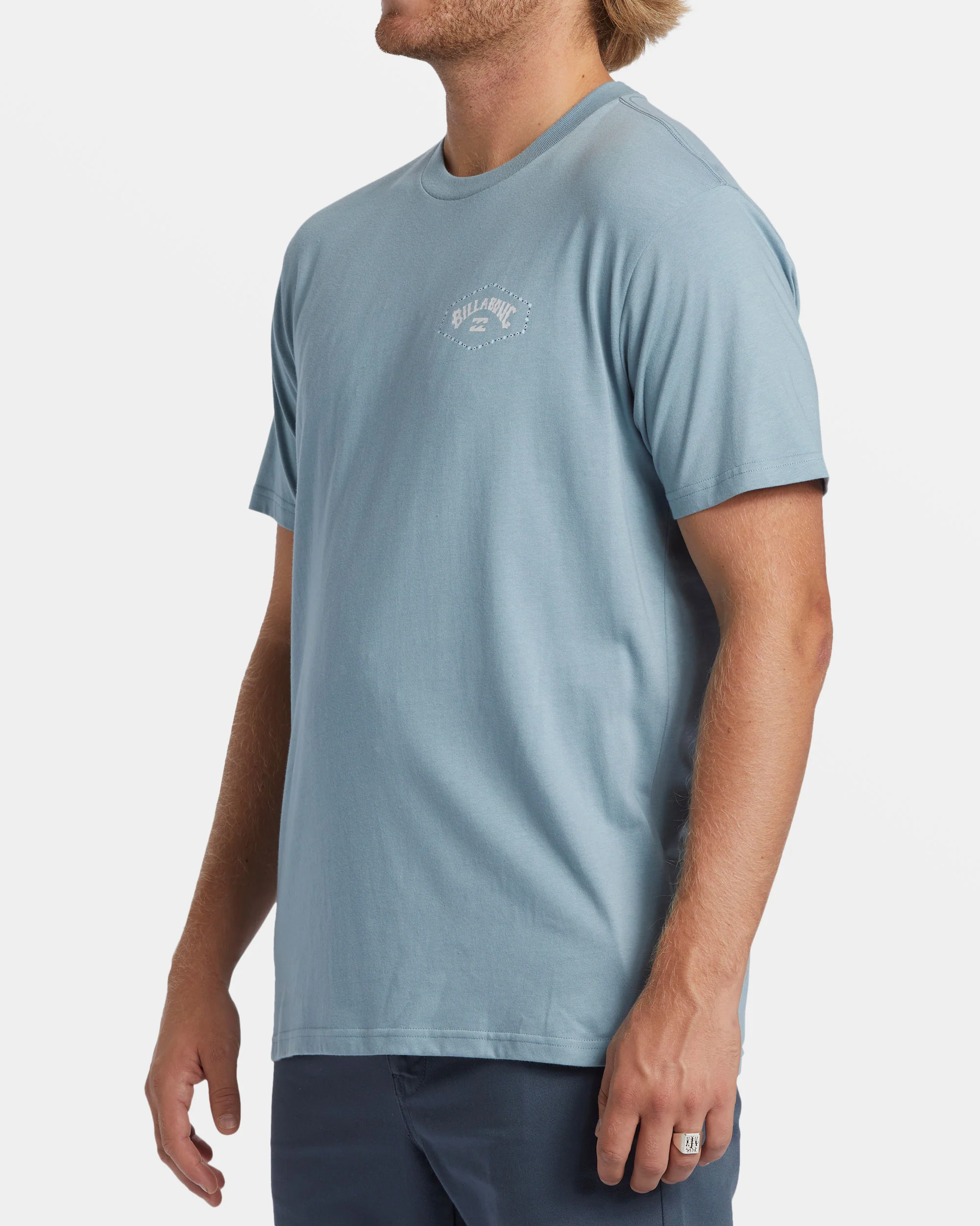 Billabong Exit Arch T-Shirt - Washed Blue -Biliabong Outlet