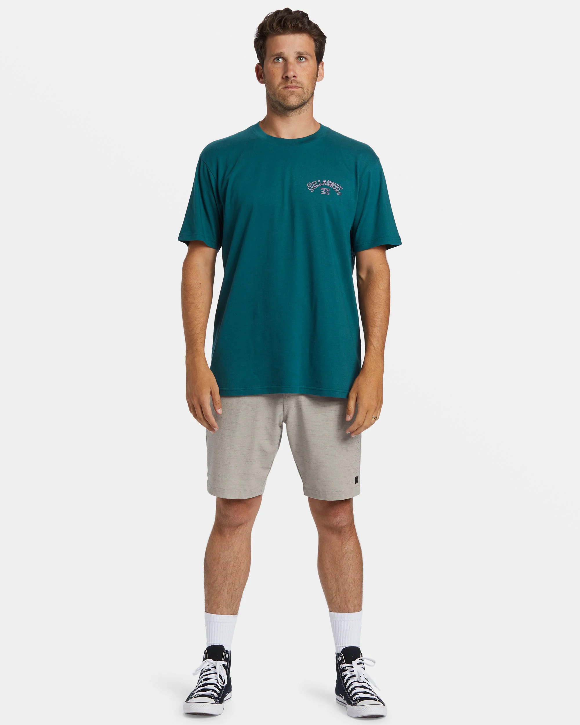 Billabong Arch Fill T-shirt - Real Teal -Biliabong Outlet