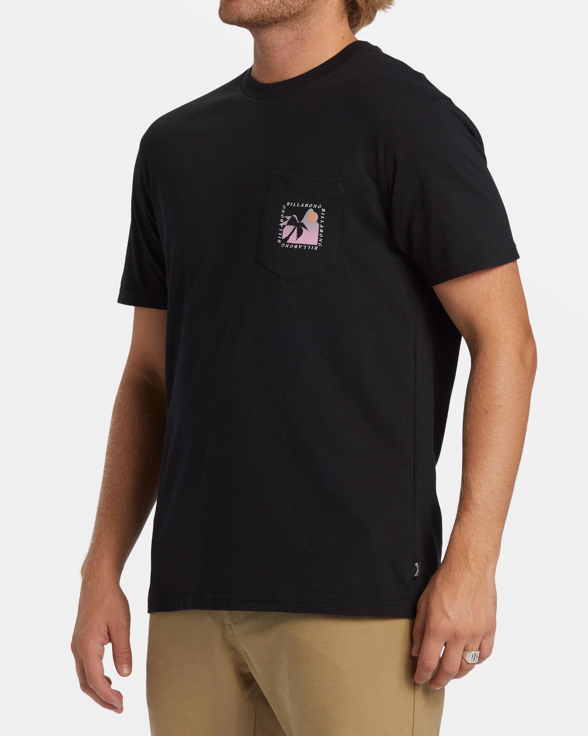 Billabong Troppo Pocket T-shirt - Black -Biliabong Outlet