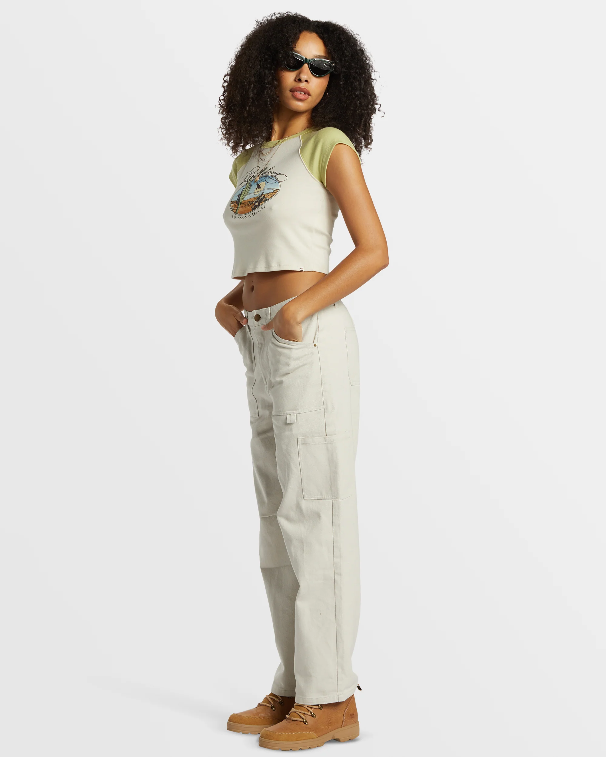 Billabong Leia Cargo Pants - Moonlight -Biliabong Outlet