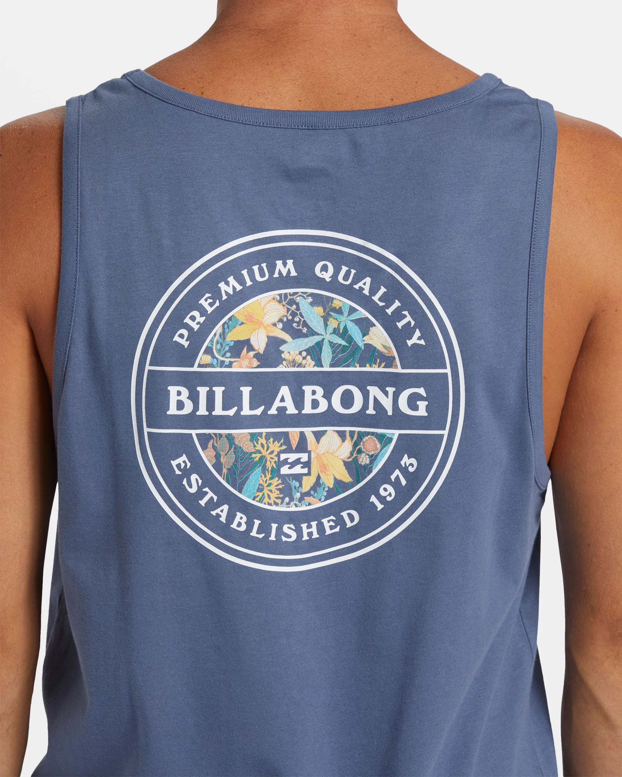 Billabong Rotor Tank - Slate Blue -Biliabong Outlet