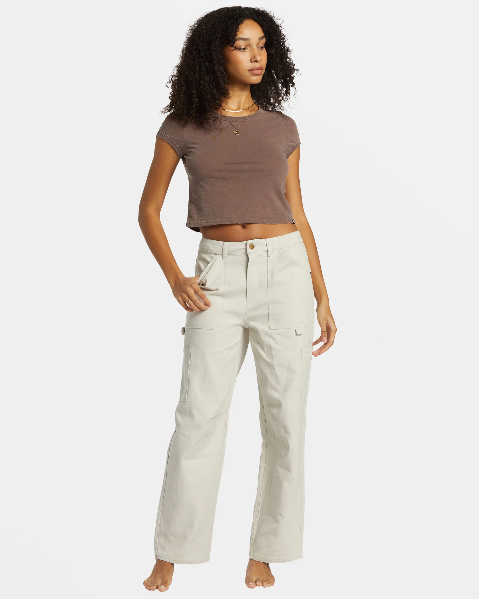 Billabong Daily Tee Knit - Kona -Biliabong Outlet