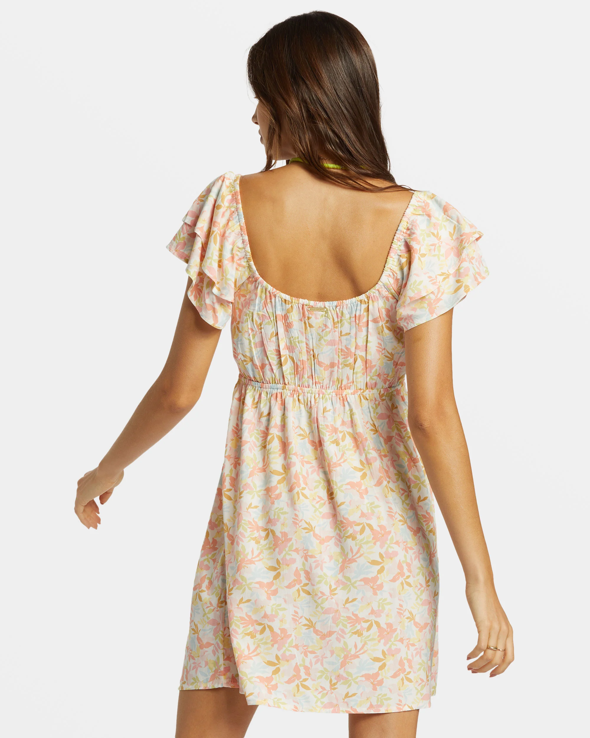 Billabong Enchant Me Mini Dress - Salt Crystal -Biliabong Outlet