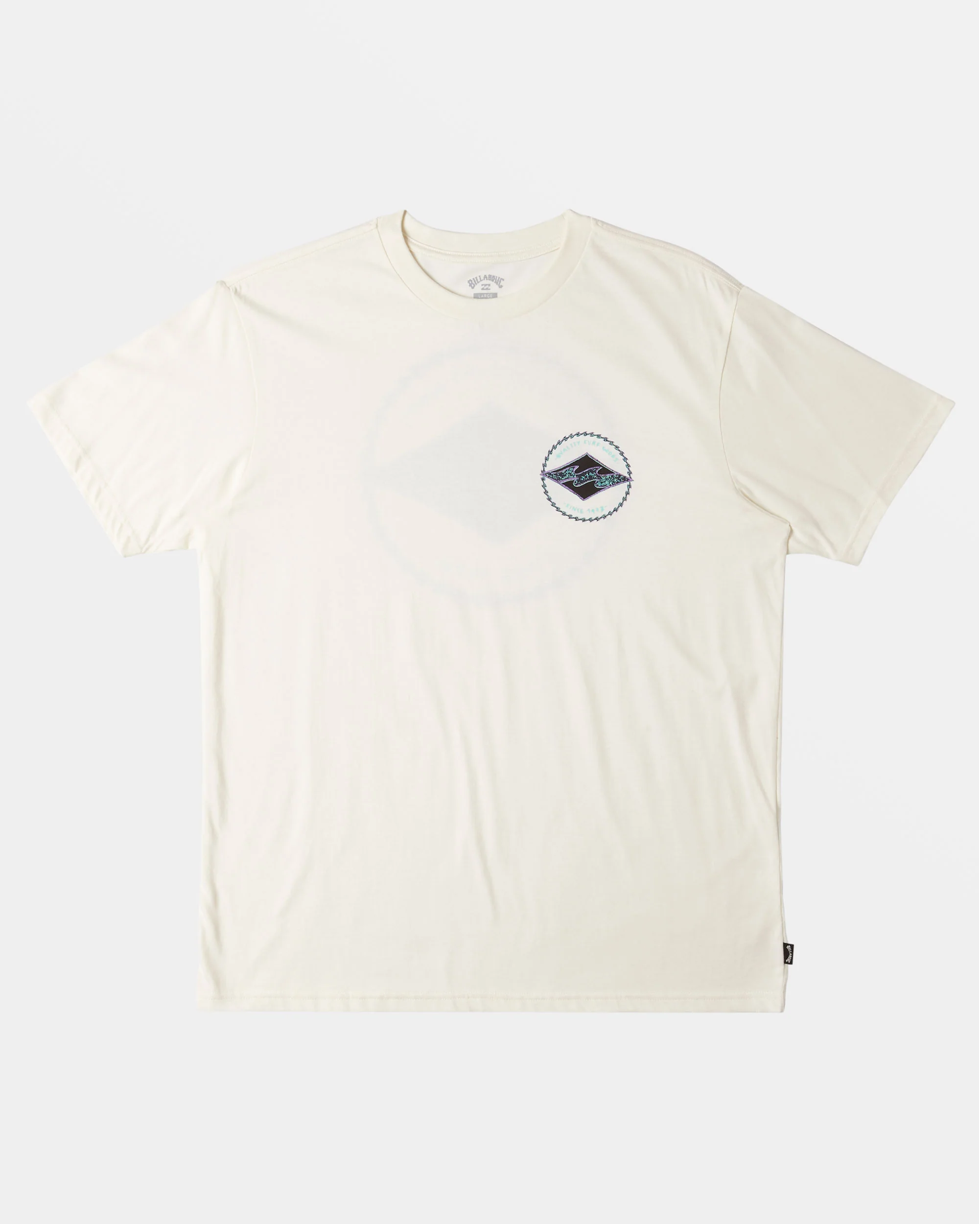 Billabong Rotor Diamond T-Shirt - Off White -Biliabong Outlet