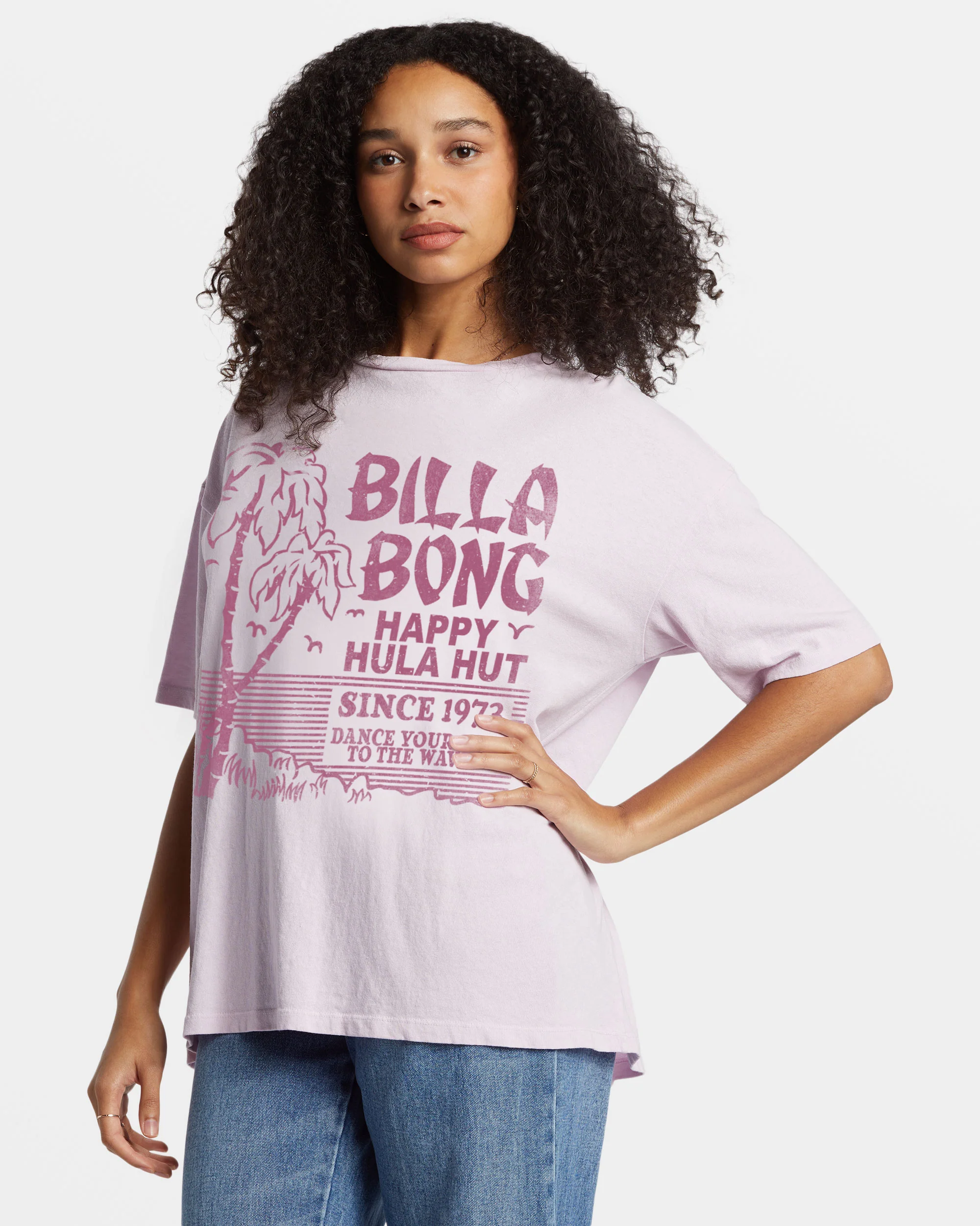 Billabong Slow Down T-Shirt - Iced Lavender -Biliabong Outlet