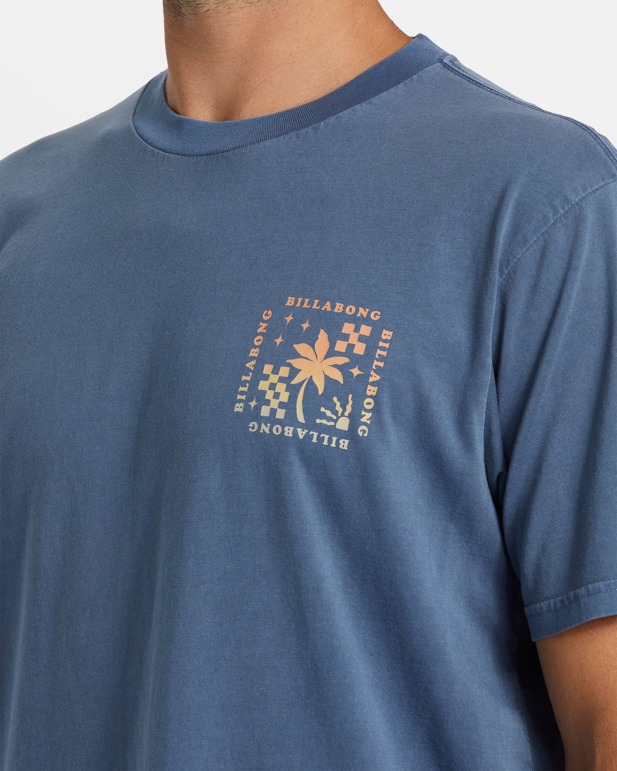 Billabong Vacay T-Shirt - Slate Blue -Biliabong Outlet
