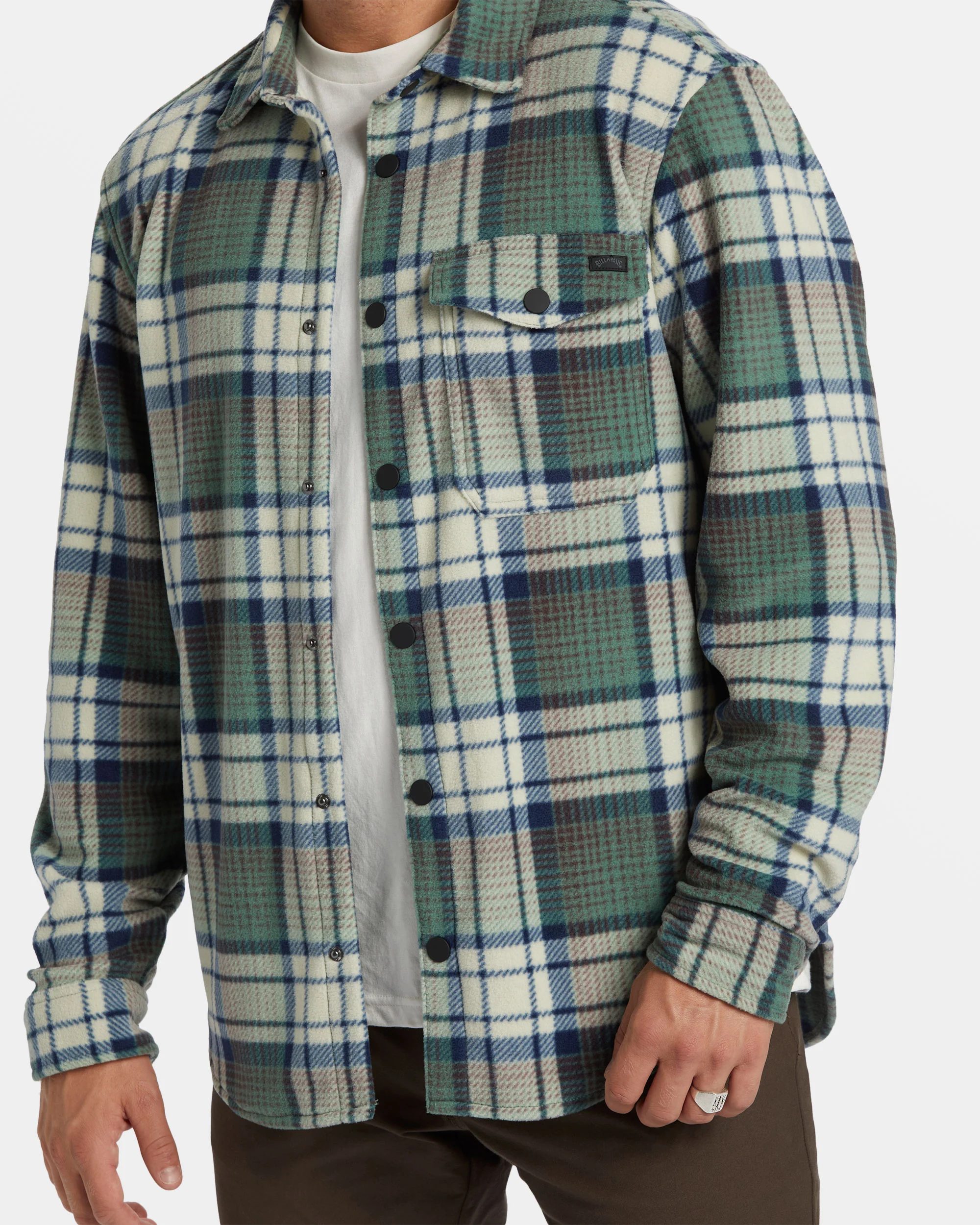 Billabong A/Div Furnace Flannel Shirt - Taupe -Biliabong Outlet