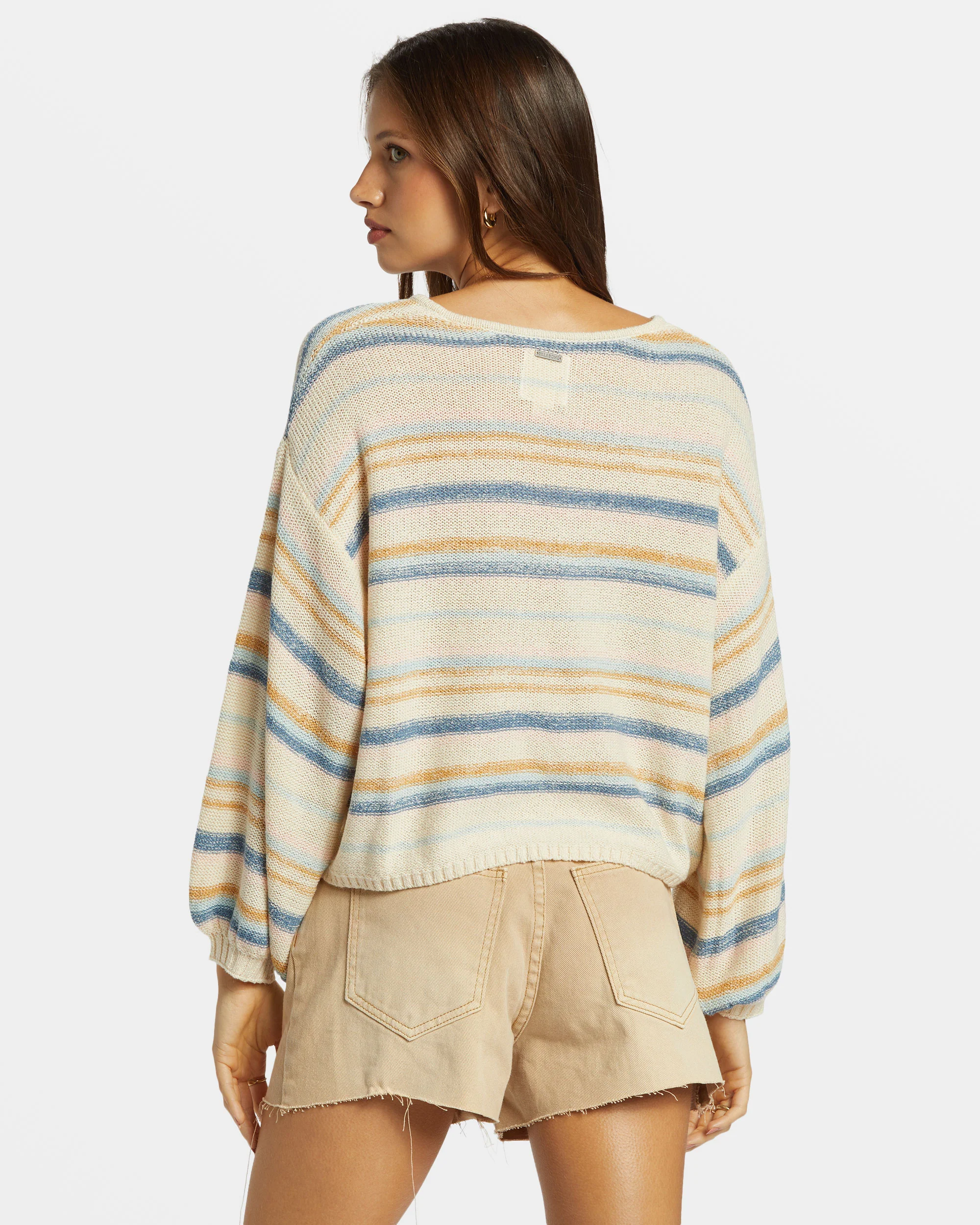 Billabong So Sweet Pullover Sweater - Dusk Blue -Biliabong Outlet
