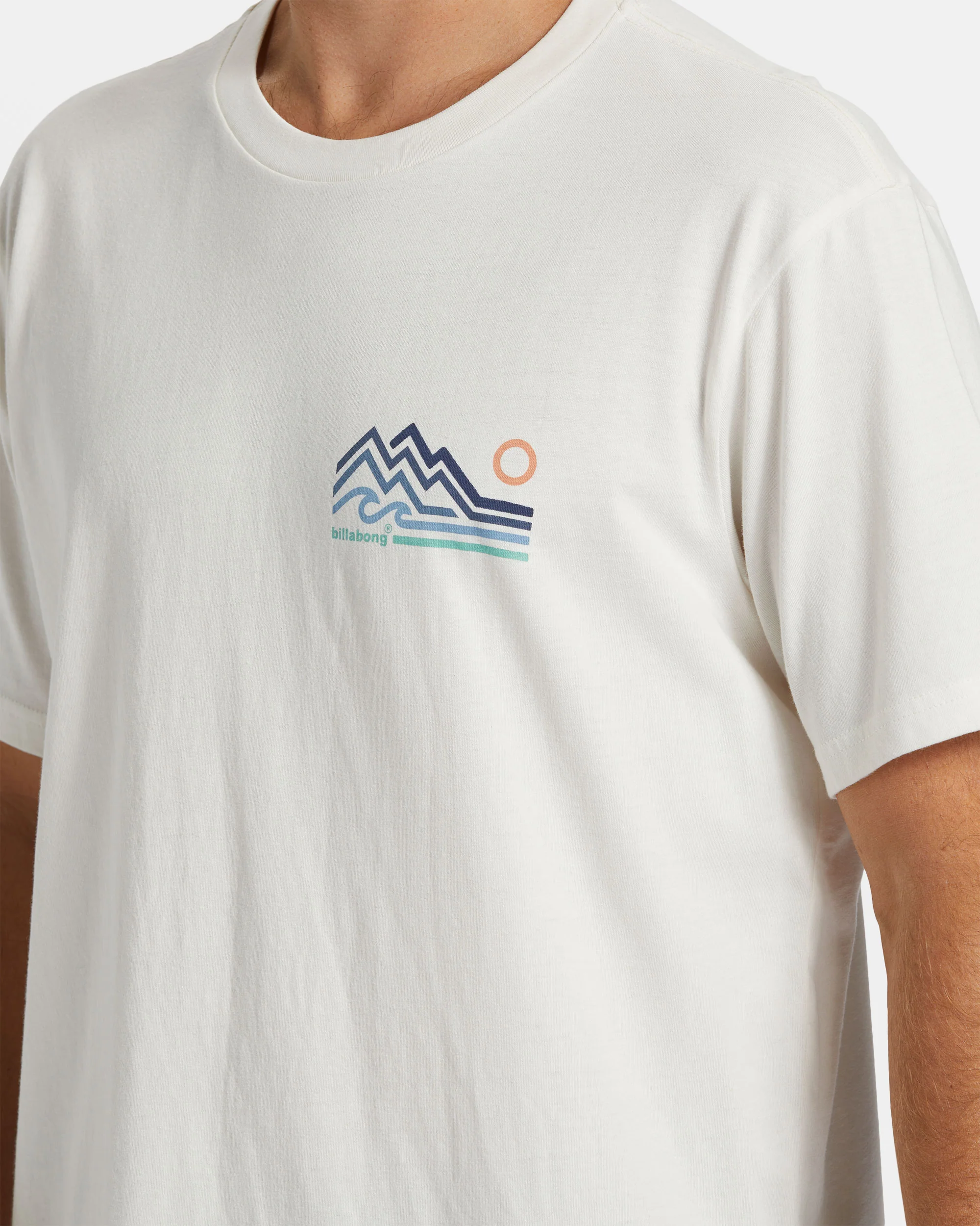 Billabong Range T-Shirt - Off White -Biliabong Outlet
