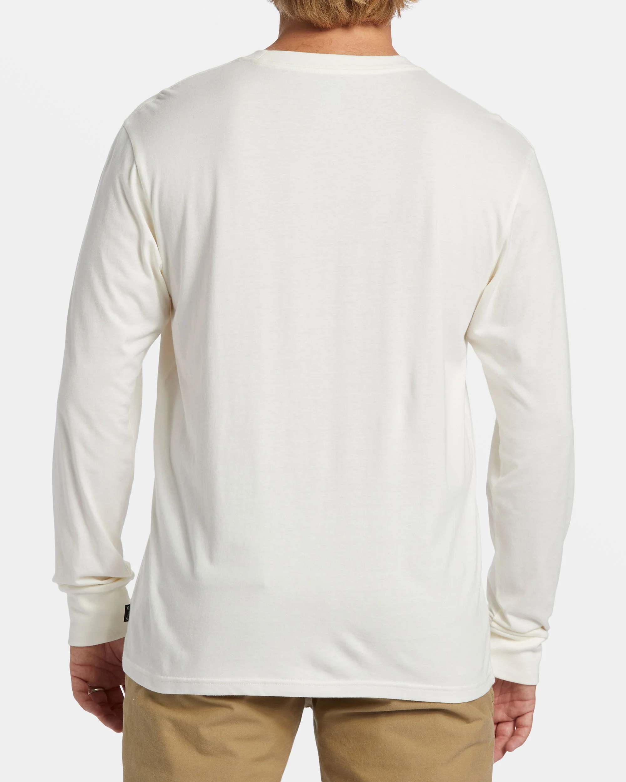 Billabong Crayon Wave Long Sleeve T-shirt - Off White -Biliabong Outlet