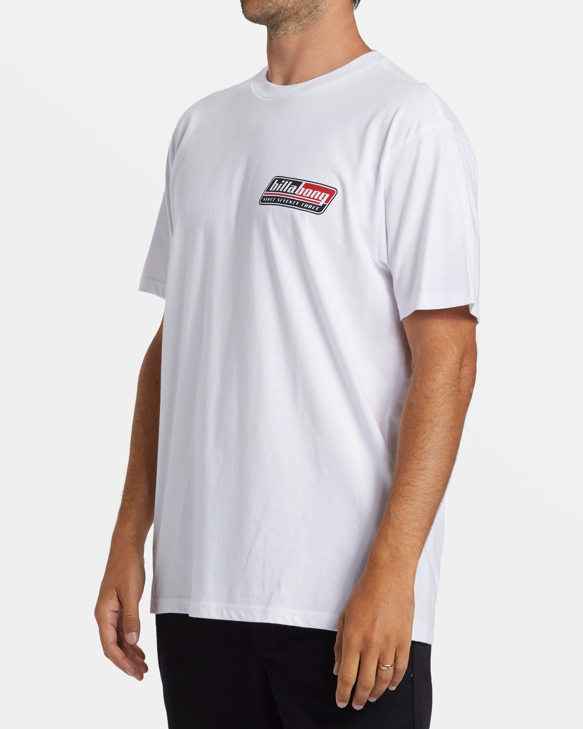 Billabong Walled T-Shirt - White -Biliabong Outlet