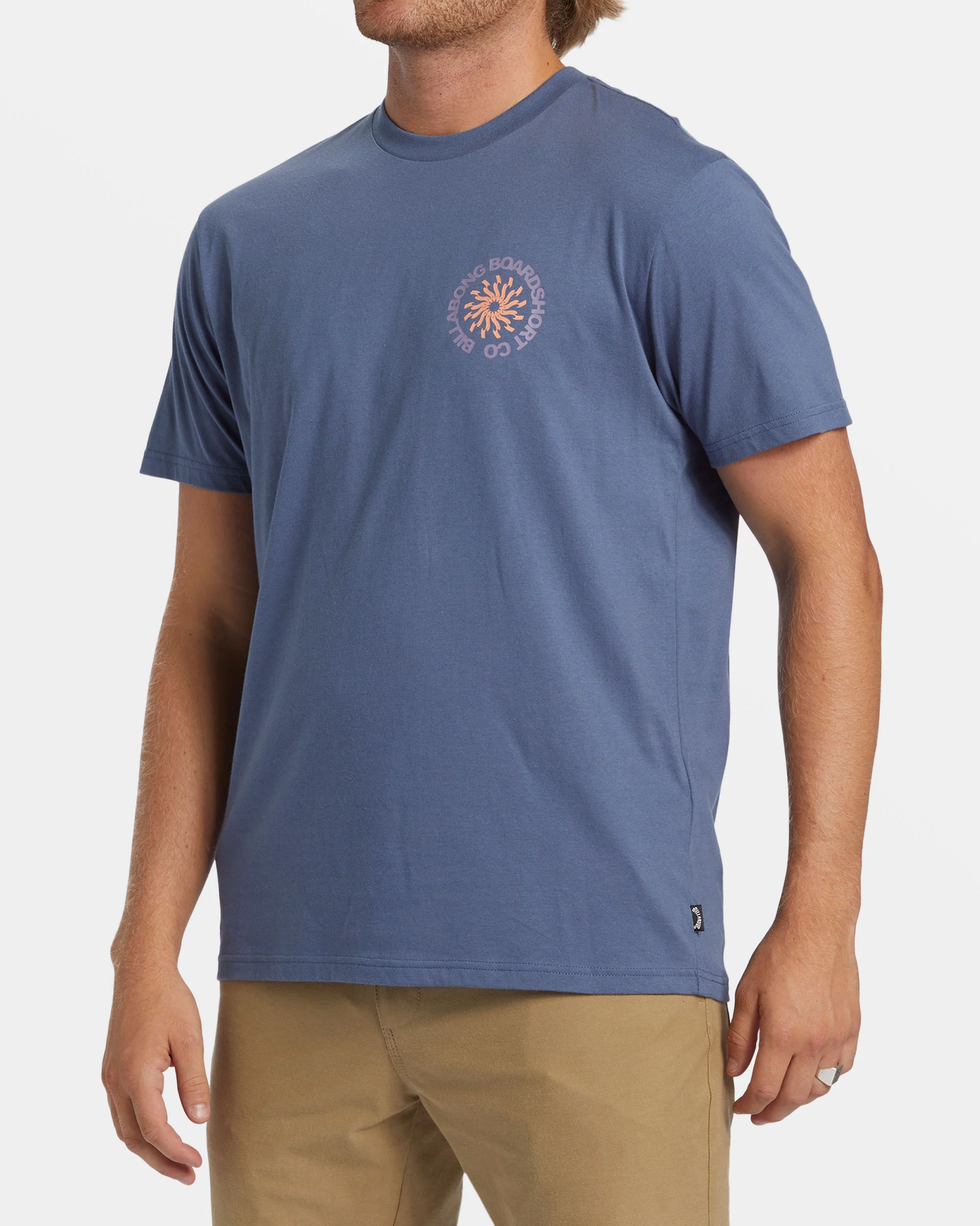 Billabong Whirlpool T-Shirt - Slate Blue -Biliabong Outlet
