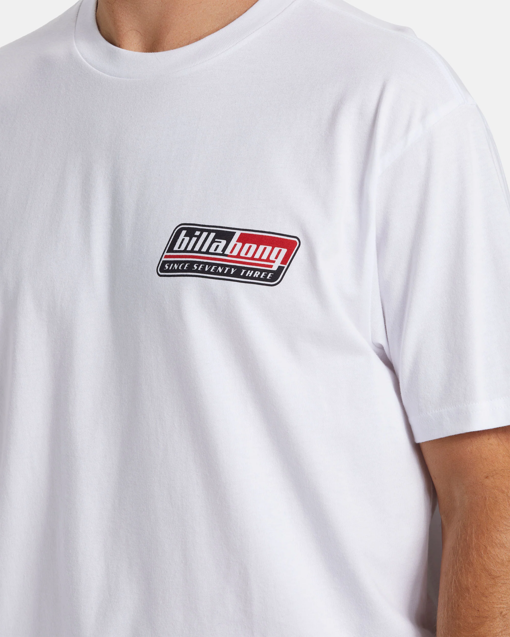 Billabong Walled T-Shirt - White -Biliabong Outlet