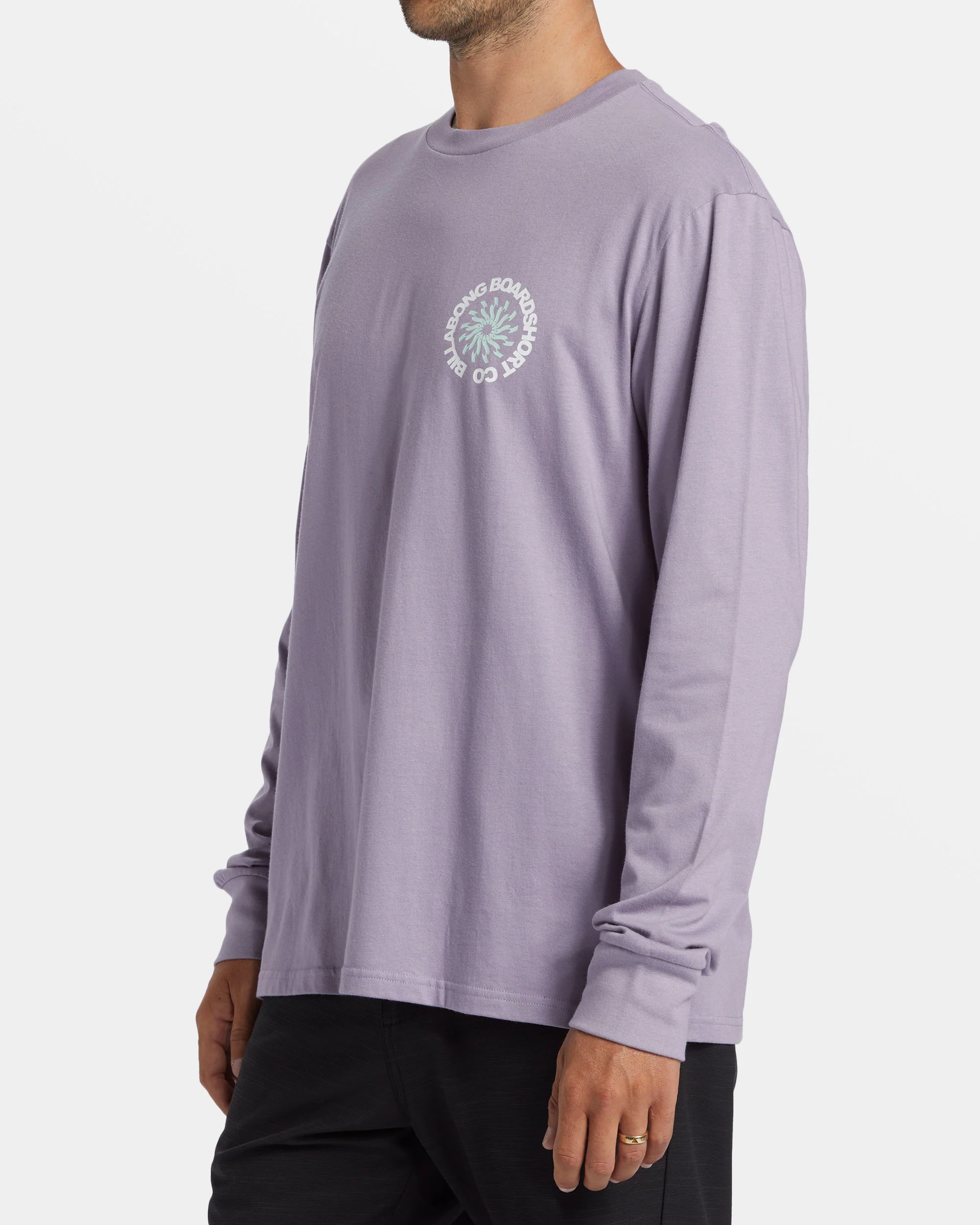 Billabong Whirlpool Long Sleeve T-shirt - Purple Ash -Biliabong Outlet