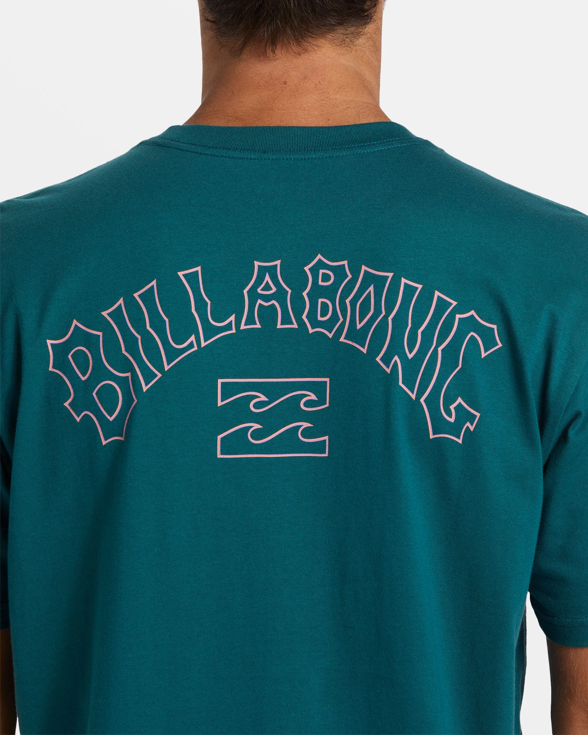 Billabong Arch Fill T-shirt - Real Teal -Biliabong Outlet