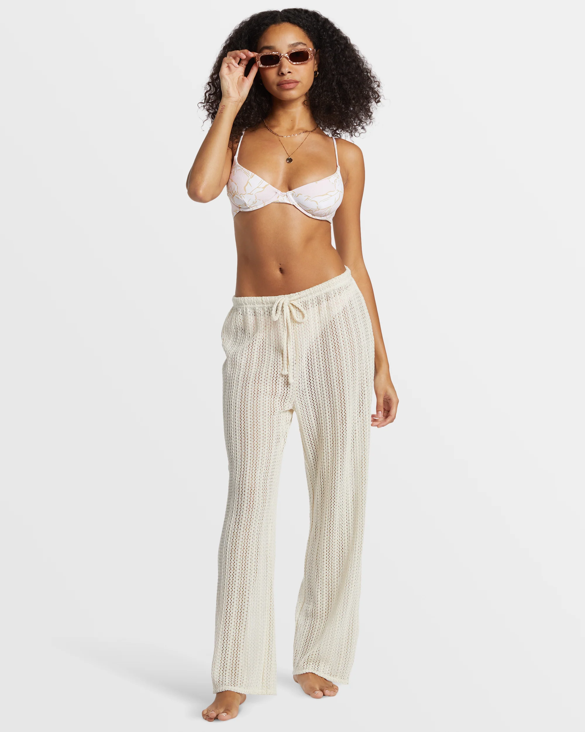 Billabong Largo Beach Pant Cover Up - Salt Crystal -Biliabong Outlet