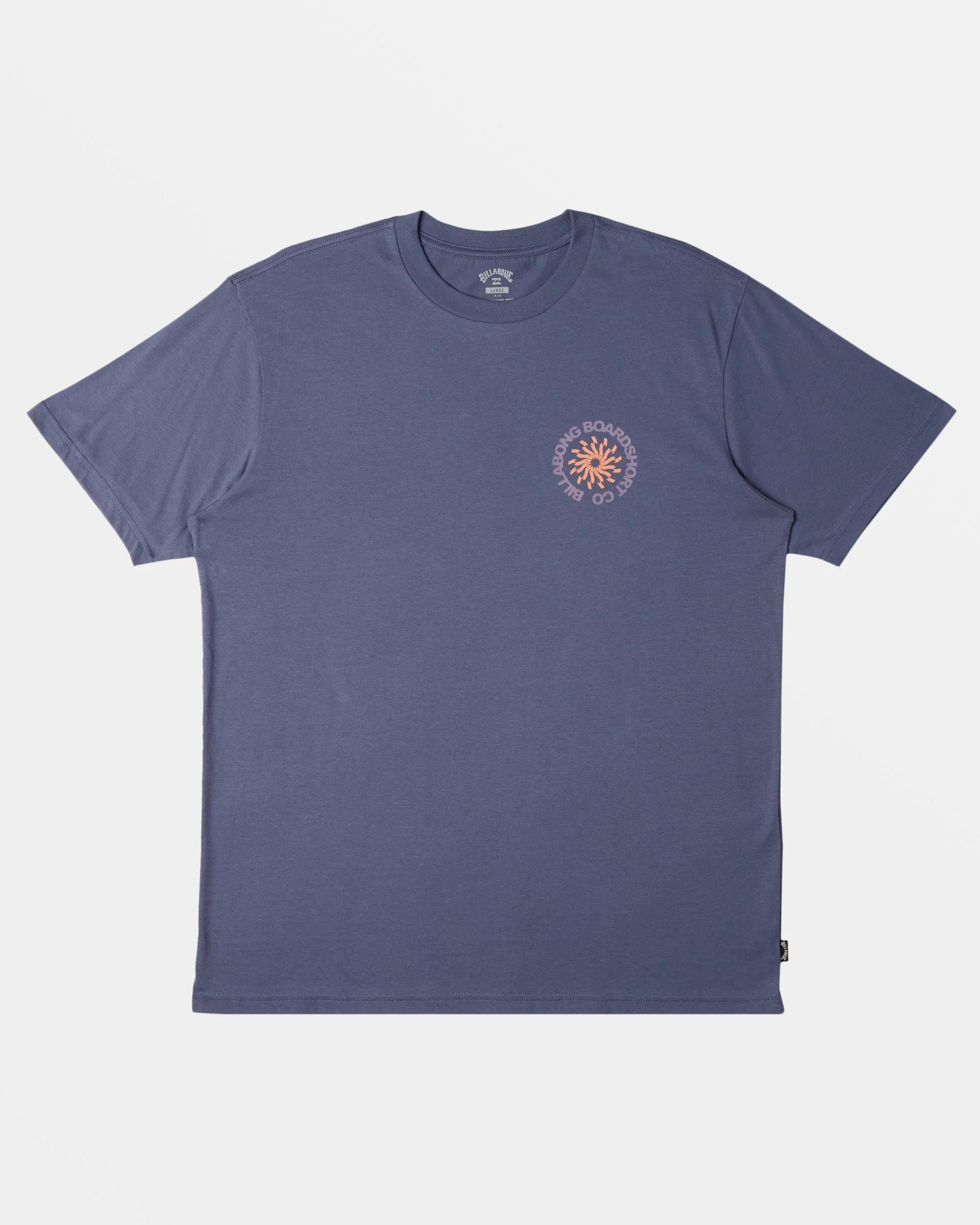 Billabong Whirlpool T-Shirt - Slate Blue -Biliabong Outlet