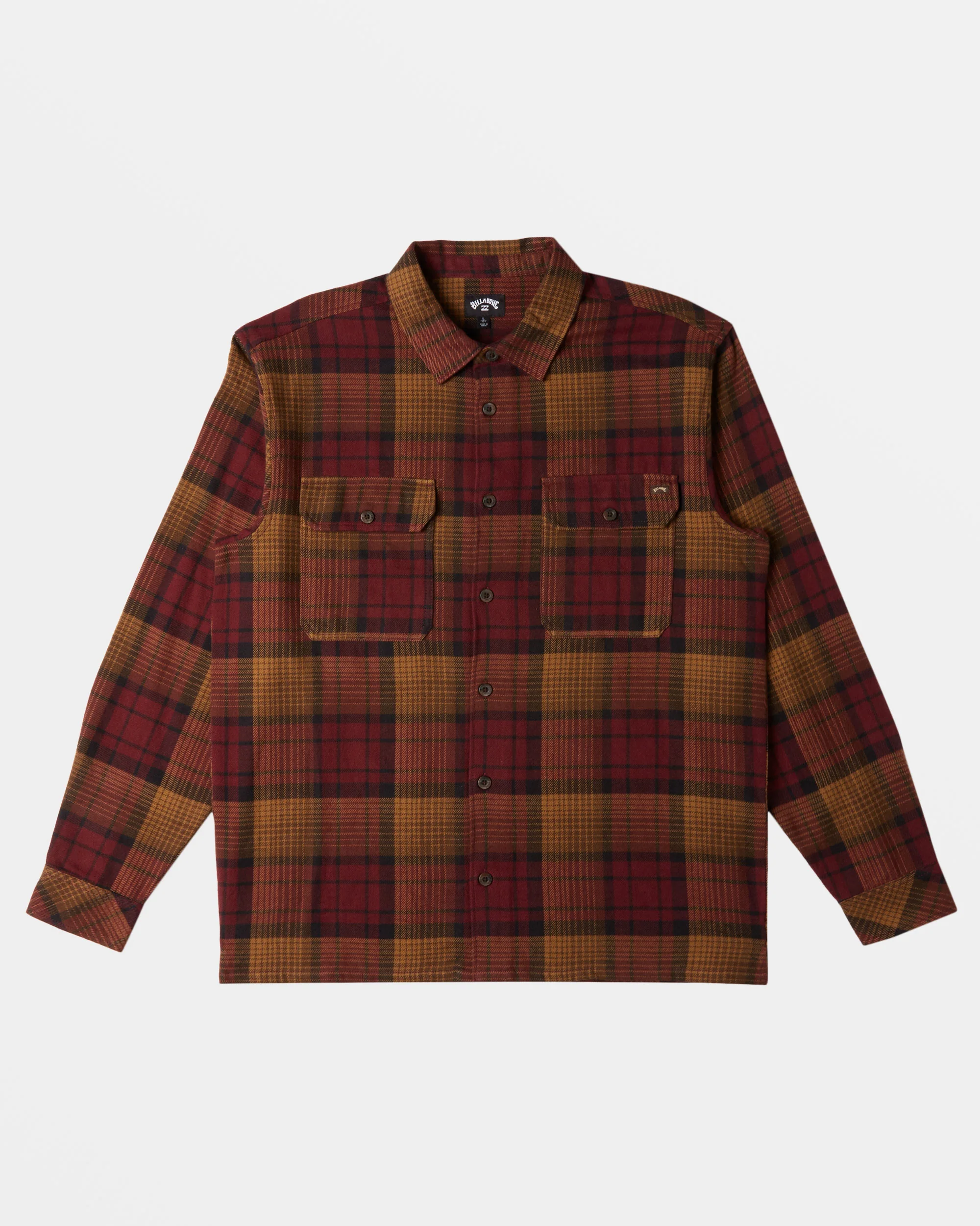 Billabong Offshore Flannel Shirt - Port -Biliabong Outlet
