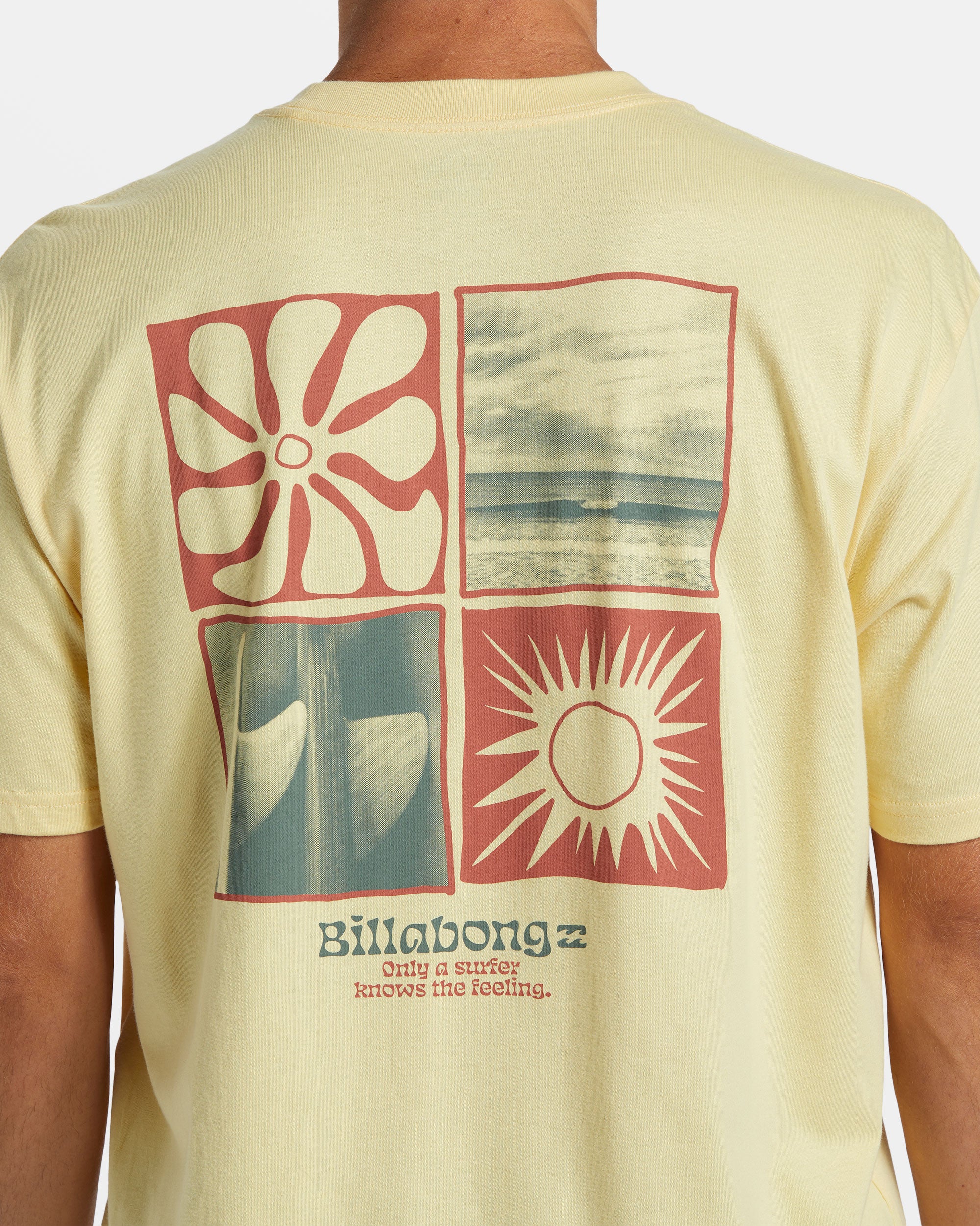 Billabong Twin Fins T-Shirt - Papaya -Biliabong Outlet