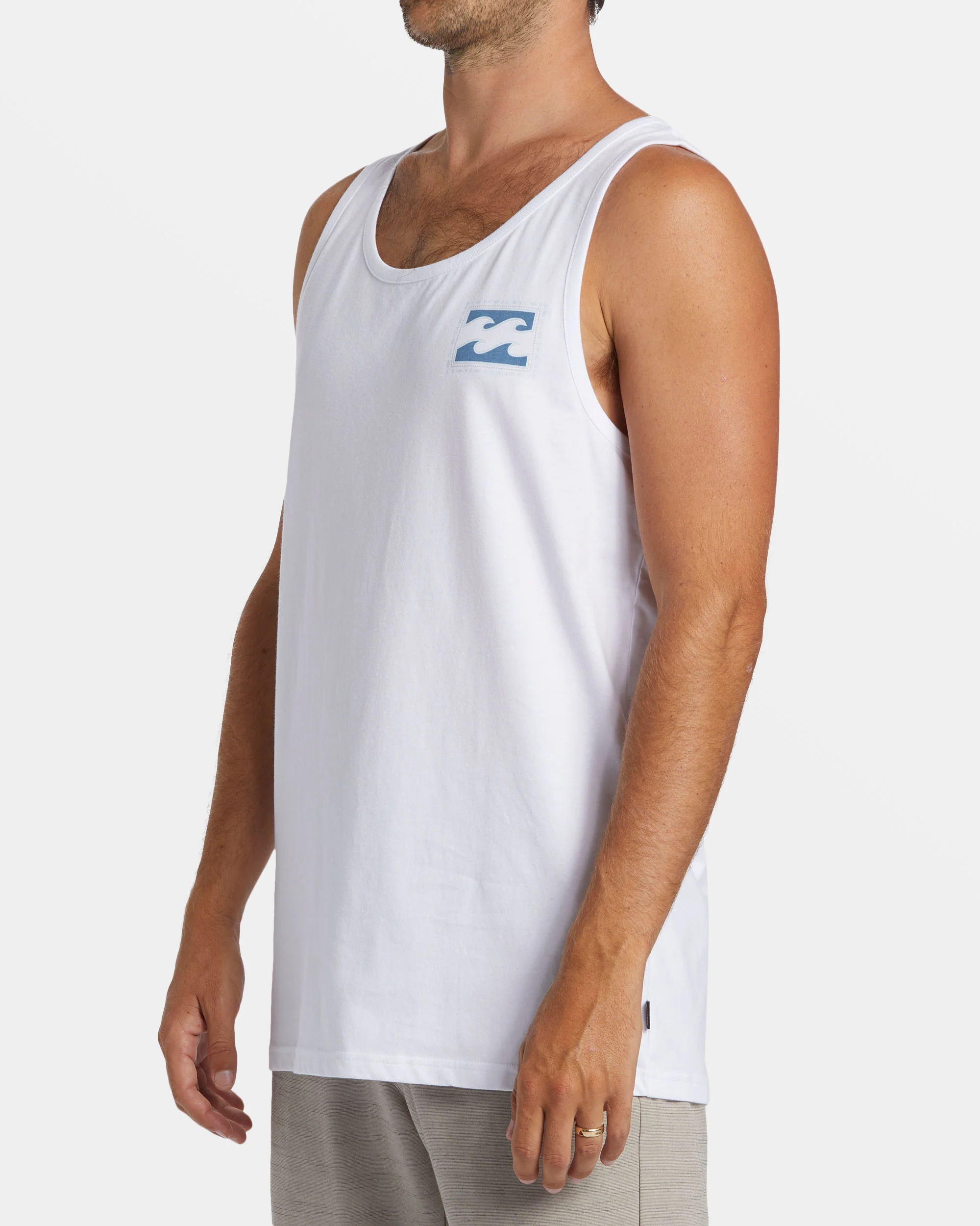 Billabong Crayon Wave Tank - White -Biliabong Outlet