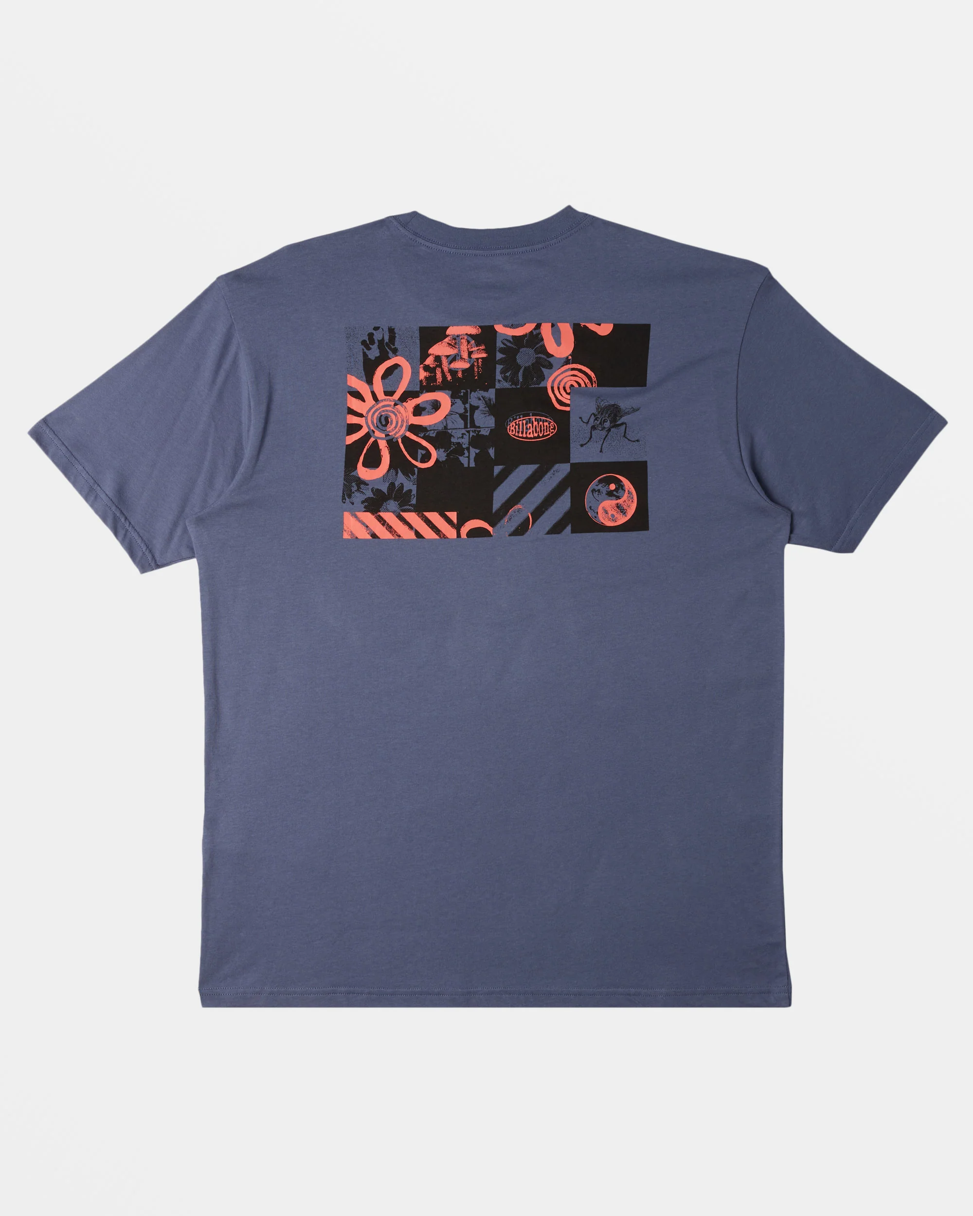 Billabong Segment T-Shirt - Slate Blue -Biliabong Outlet