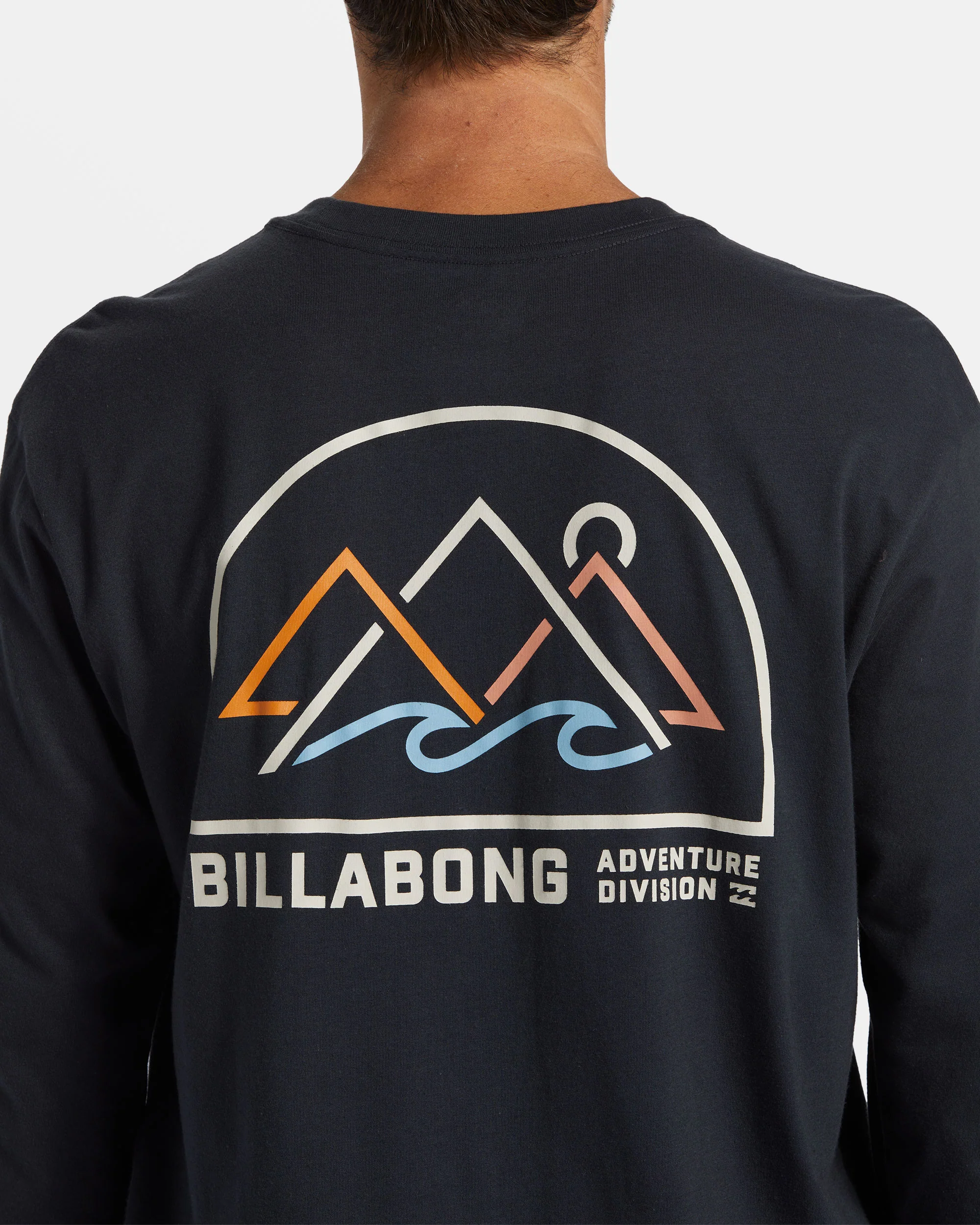 Billabong Sundown Long Sleeve T-shirt - Washed Black -Biliabong Outlet