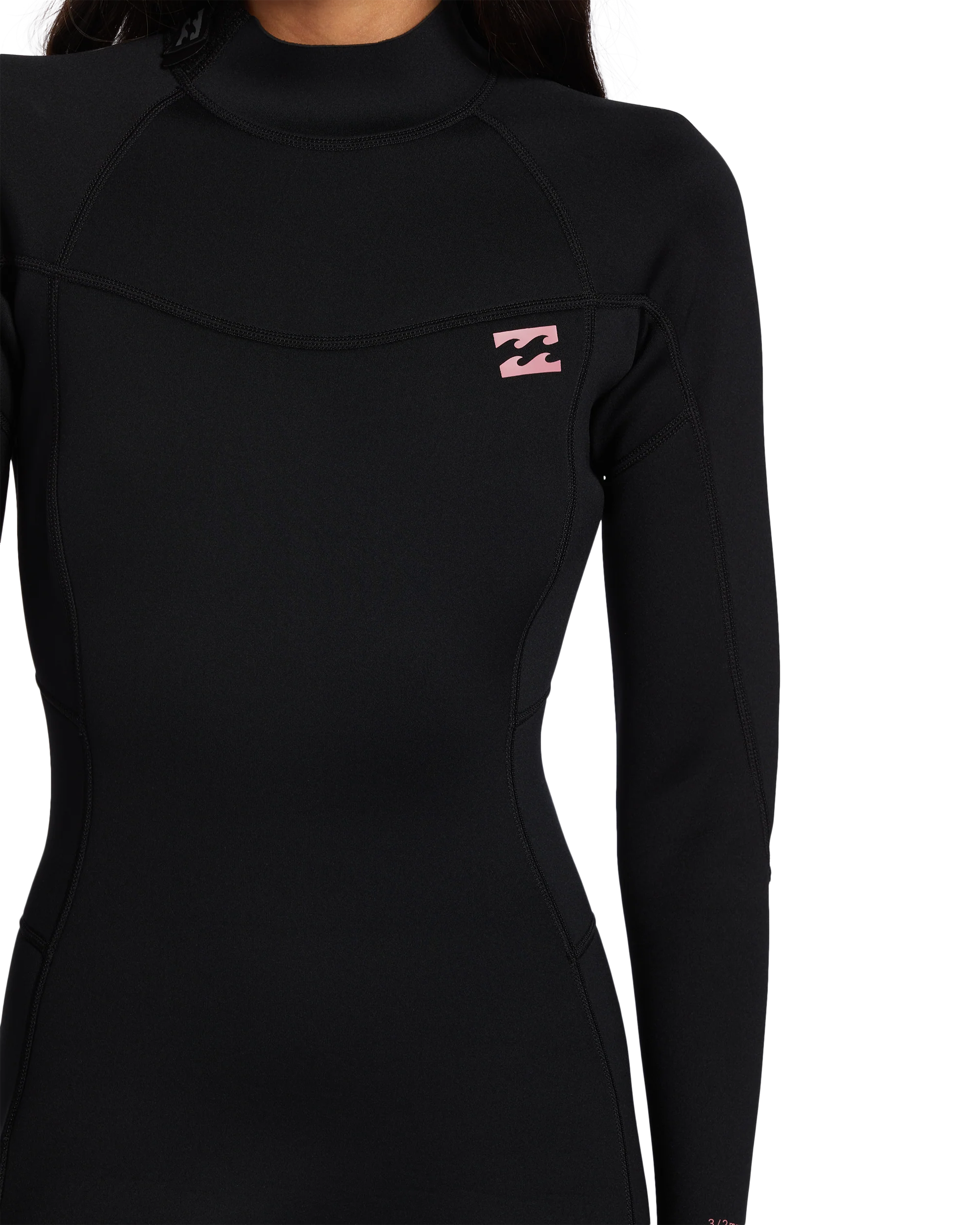 Billabong 3/2mm Foil Back Zip Wetsuit - Black -Biliabong Outlet