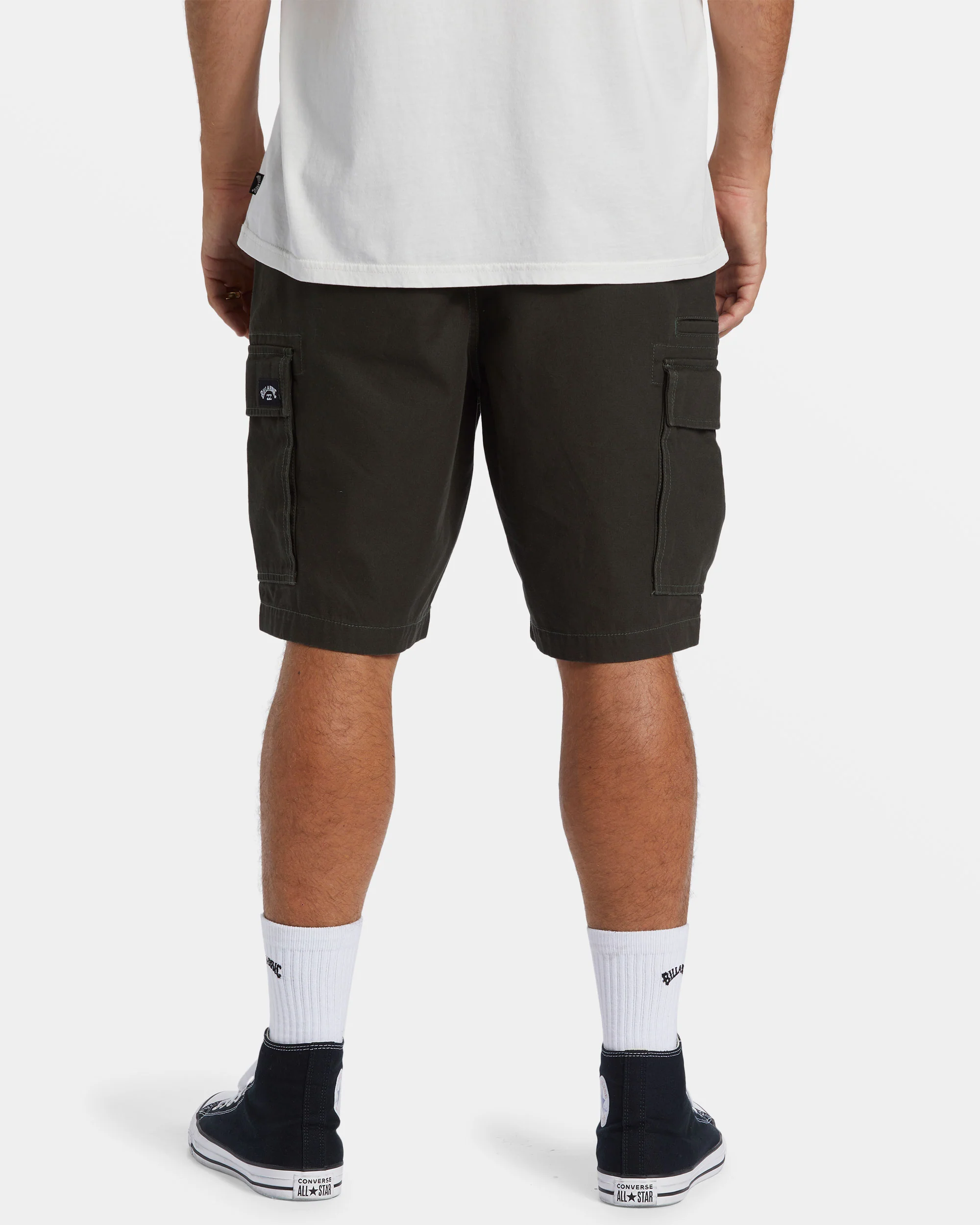 Billabong Combat Cargo Shorts - Dark Military -Biliabong Outlet