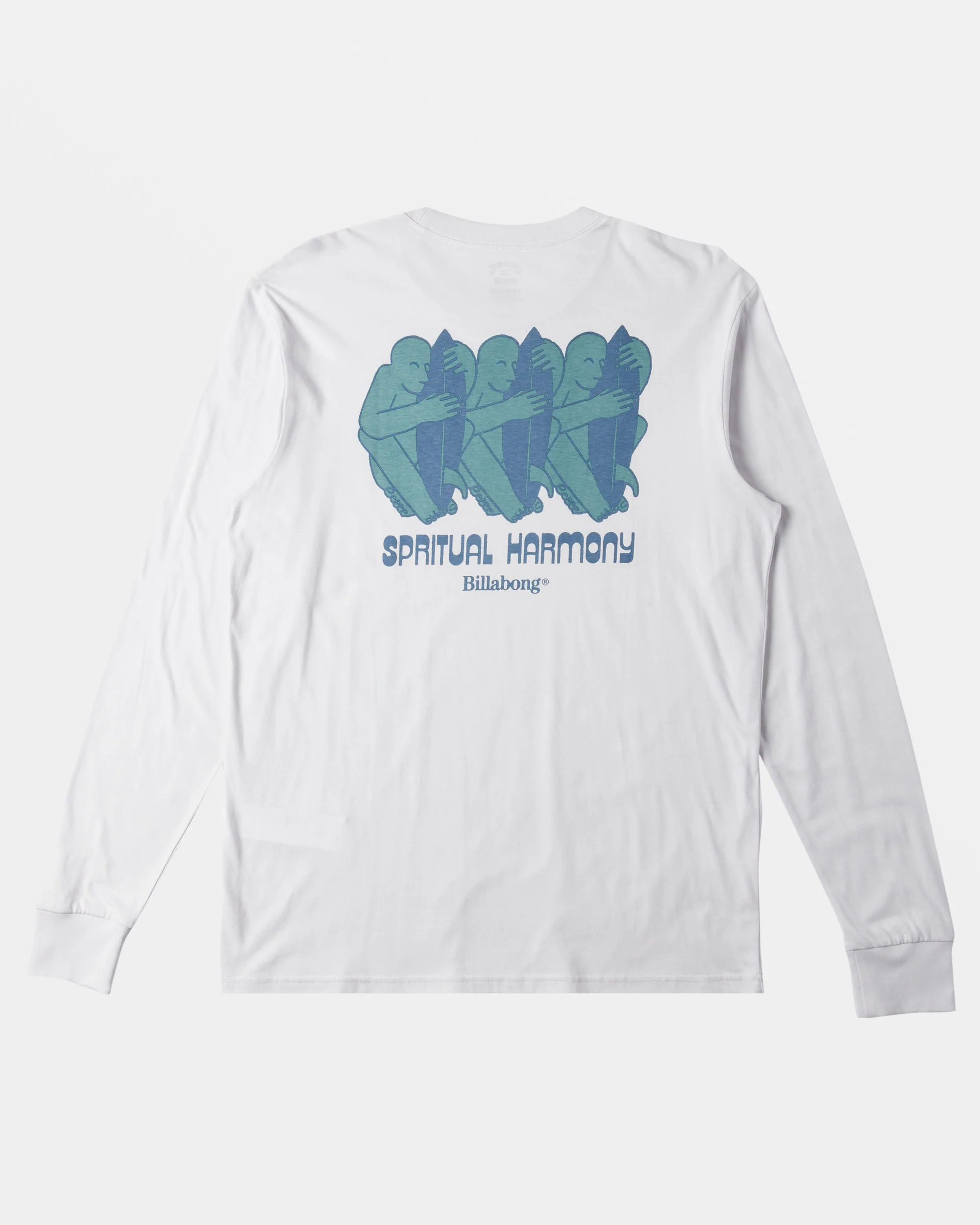 Billabong Spiritual Long Sleeve T-shirt - Fog -Biliabong Outlet