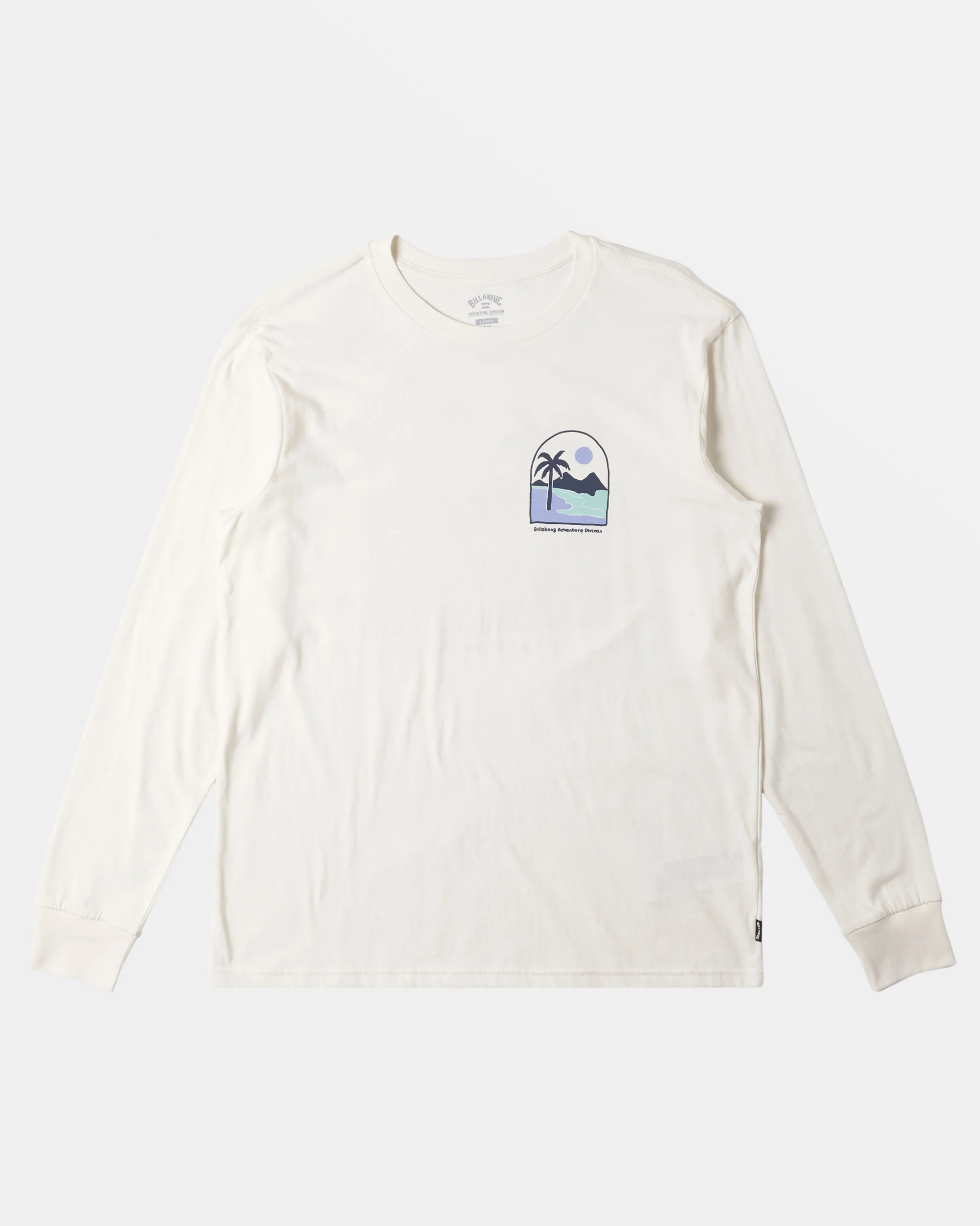Billabong Sundown Long Sleeve T-shirt - Off White -Biliabong Outlet