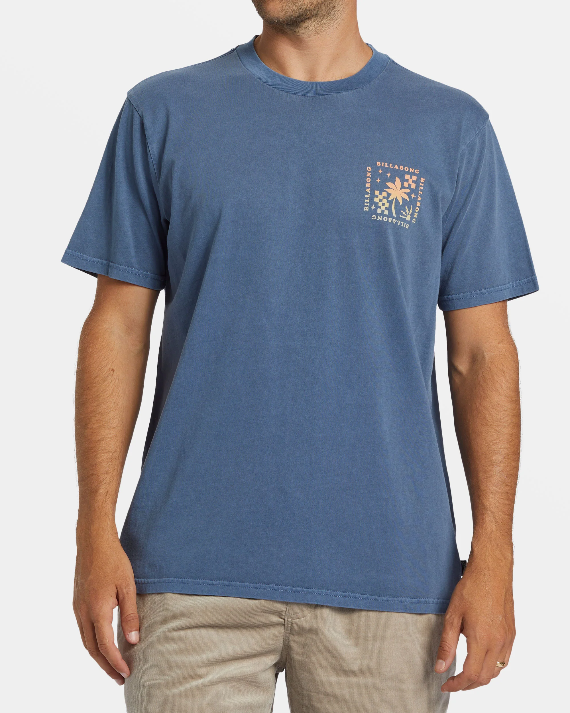 Billabong Vacay T-Shirt - Slate Blue -Biliabong Outlet