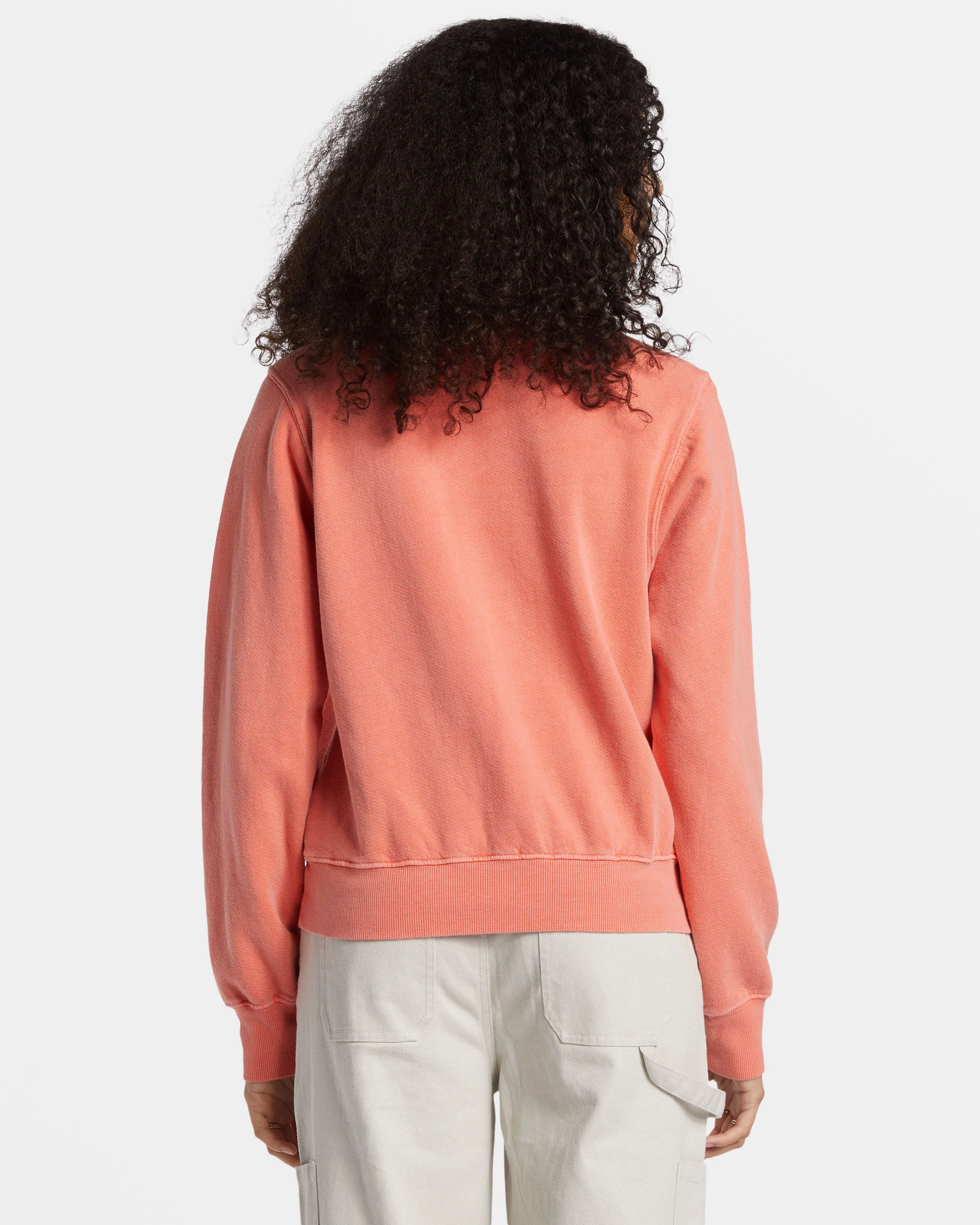 Billabong From Paradise Pullover Sweatshirt - Papaya -Biliabong Outlet