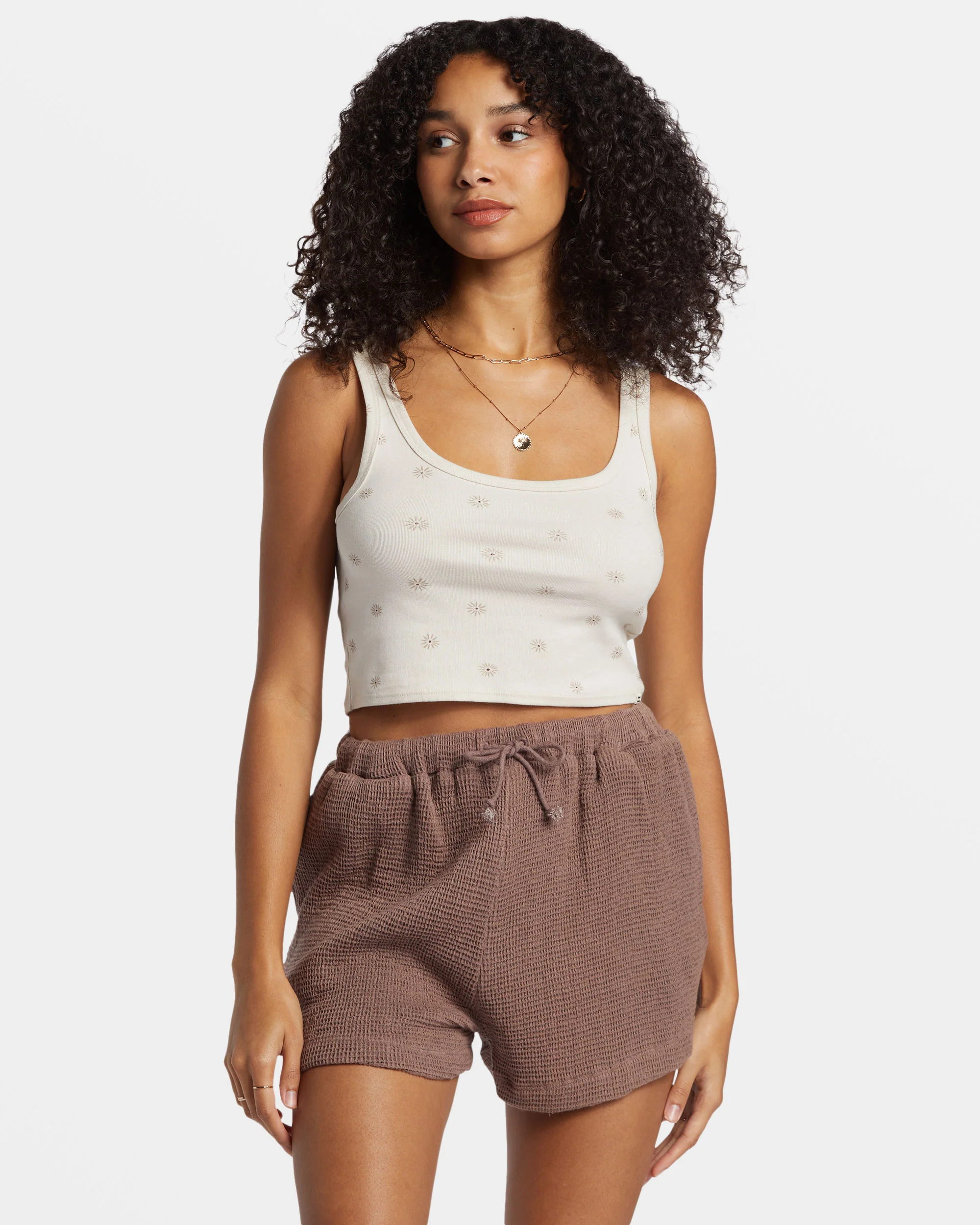 Billabong Odyssey Elastic Waist Shorts - Kona -Biliabong Outlet