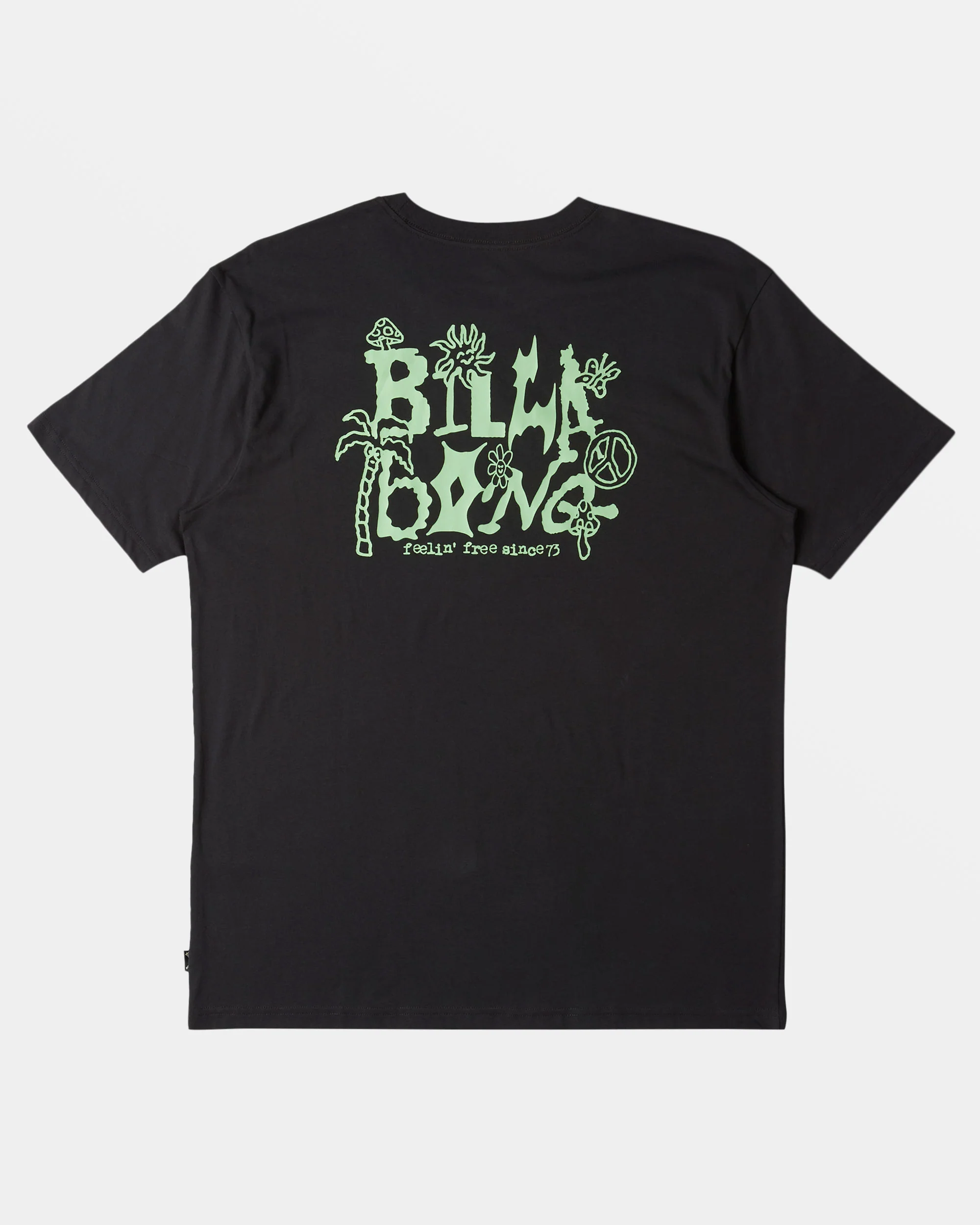 Billabong Shady T-Shirt - Washed Black -Biliabong Outlet