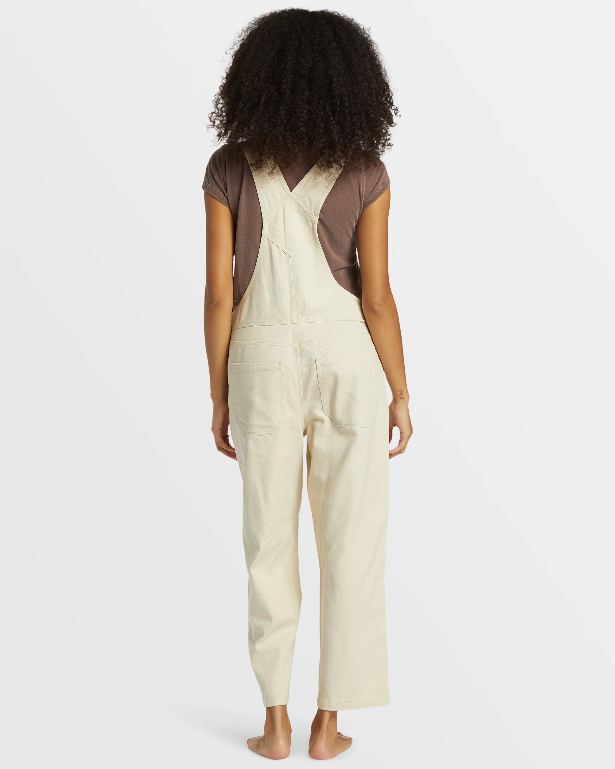 Billabong Sand Canyon Denim Overalls - White Cap -Biliabong Outlet
