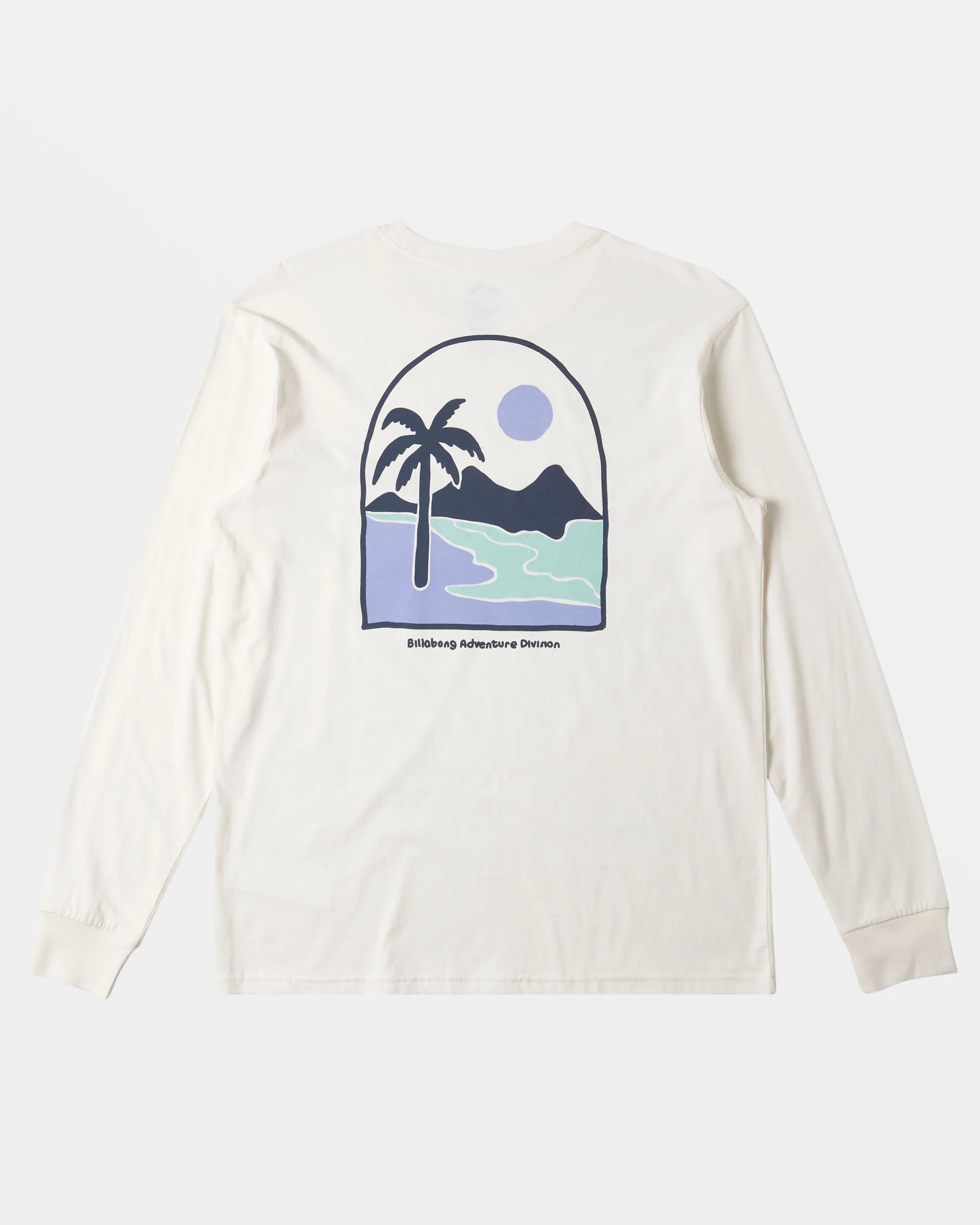 Billabong Sundown Long Sleeve T-shirt - Off White -Biliabong Outlet