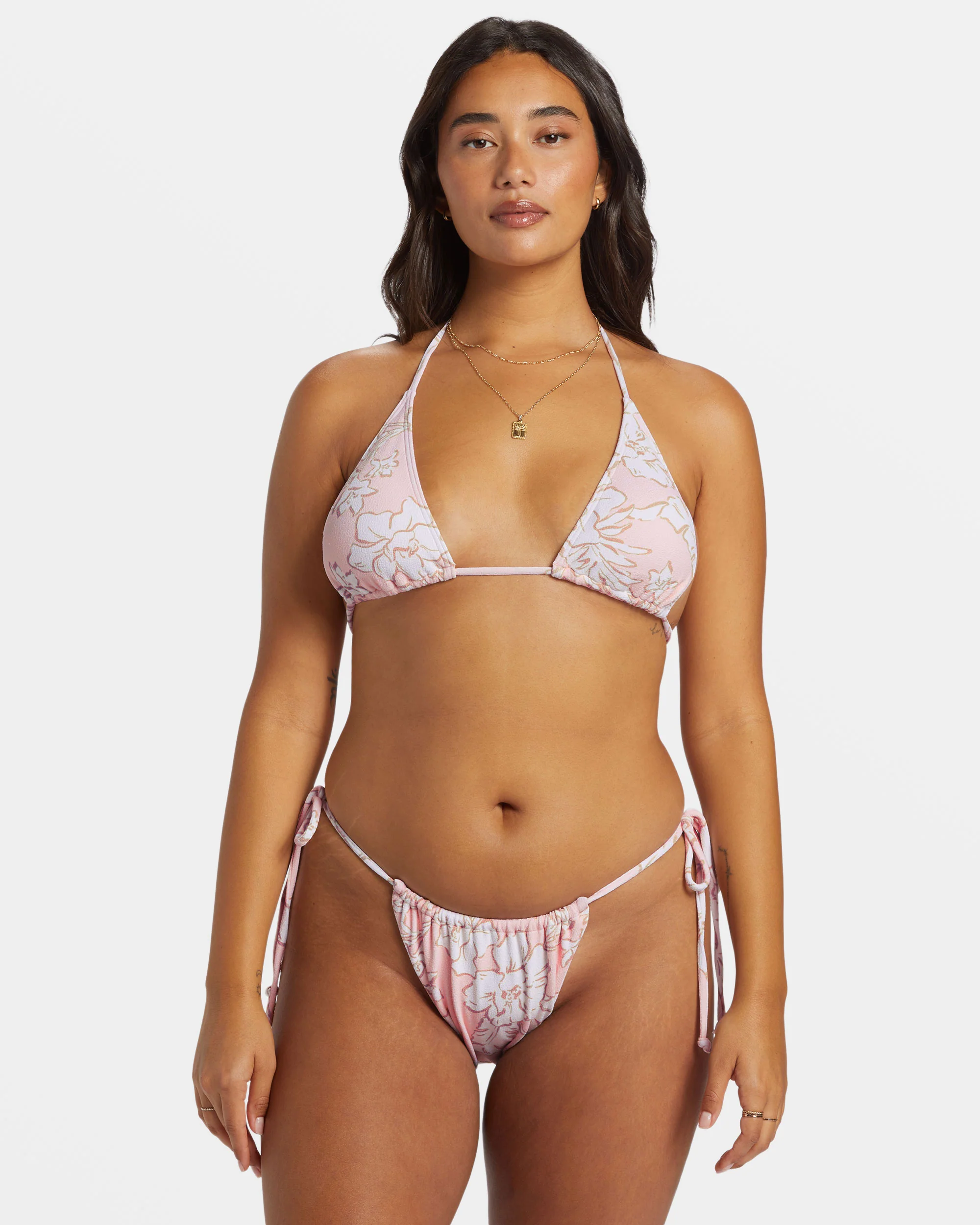 Billabong The Tropics Call Bells Side-Tie Bikini Bottoms - Feelin Peachy -Biliabong Outlet