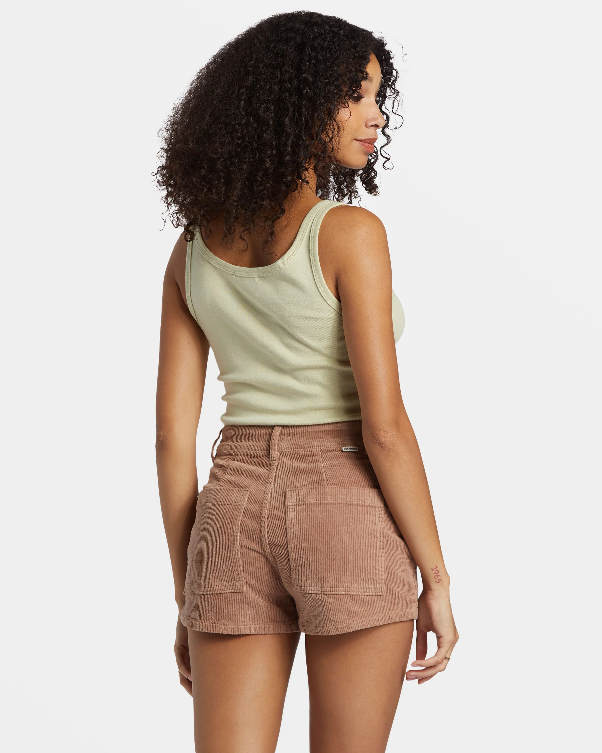 Billabong Sun Goddess Tank Knit - Light Avocado -Biliabong Outlet