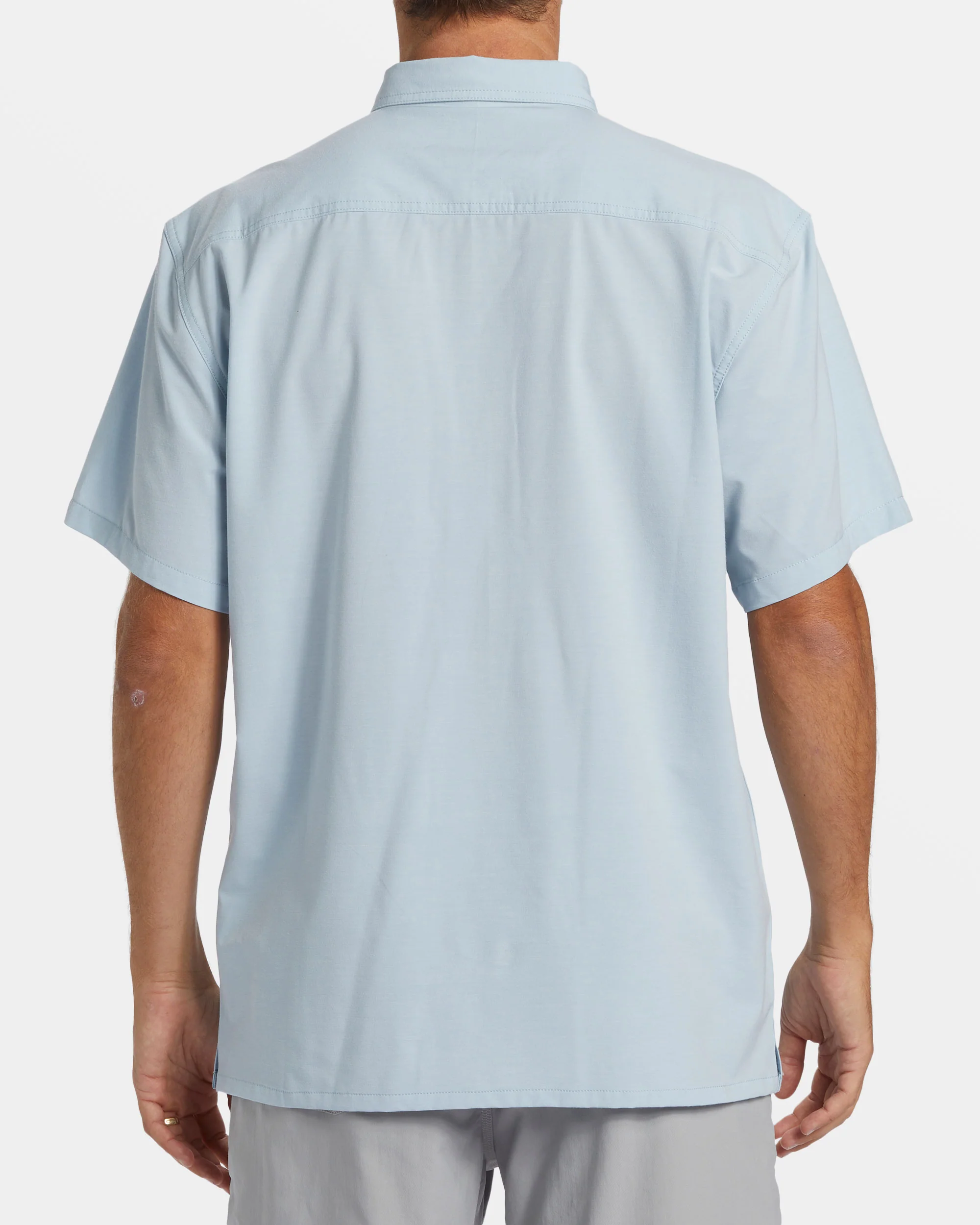 Billabong A/Div Surftrek Trail Short Sleeve Shirt - Smoke Blue -Biliabong Outlet