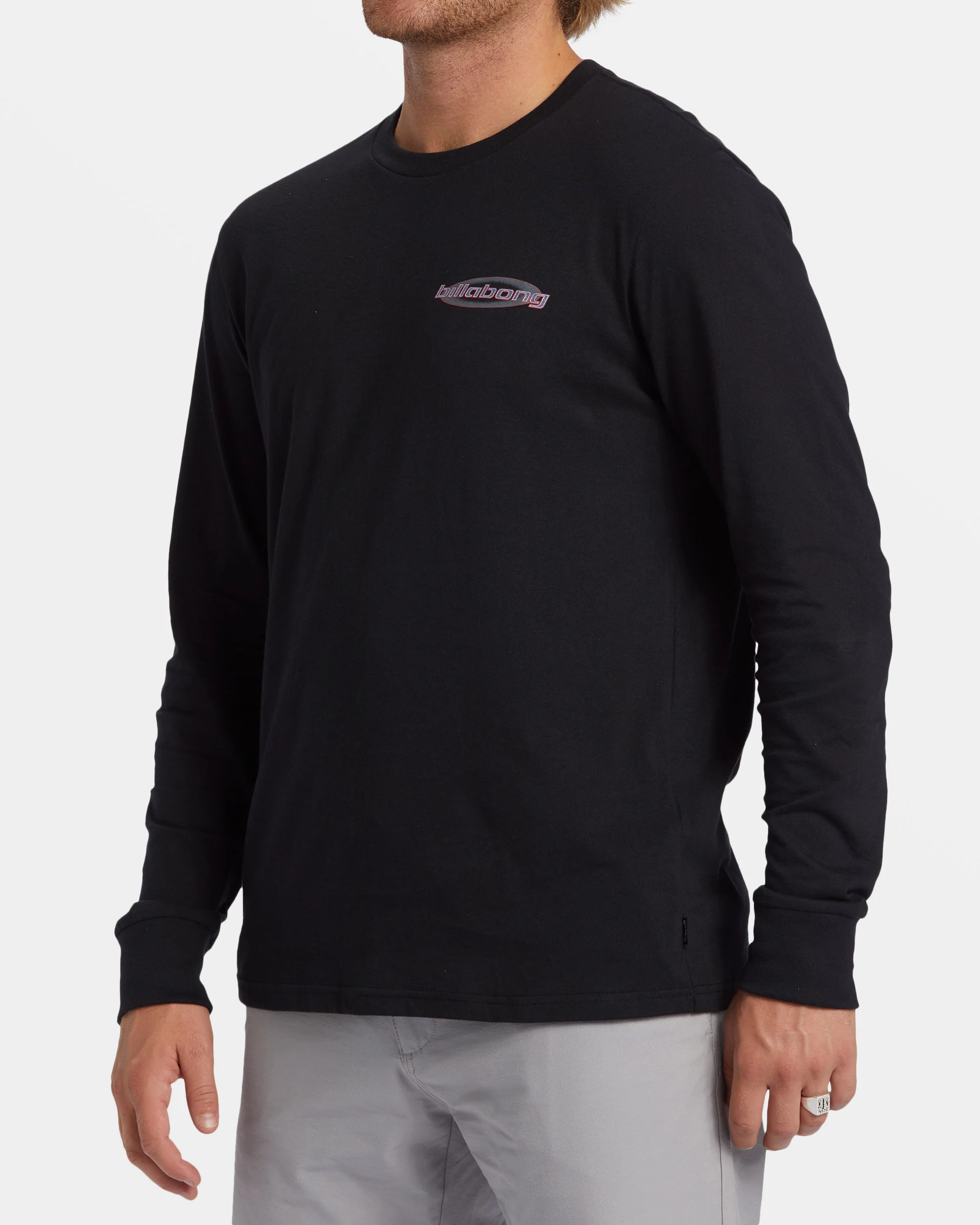 Billabong Walled Long Sleeve T-shirt - Black -Biliabong Outlet