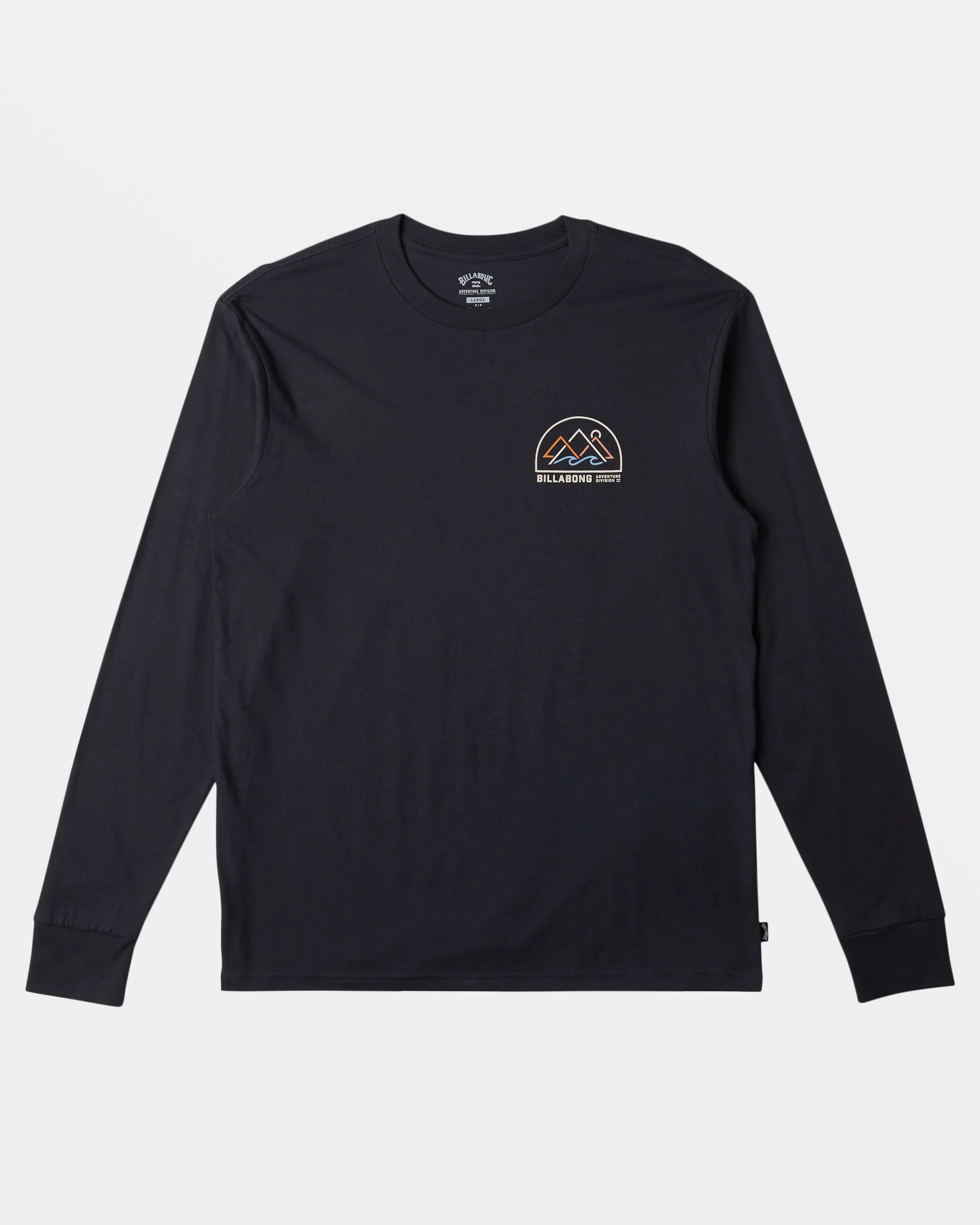 Billabong Sundown Long Sleeve T-shirt - Washed Black -Biliabong Outlet