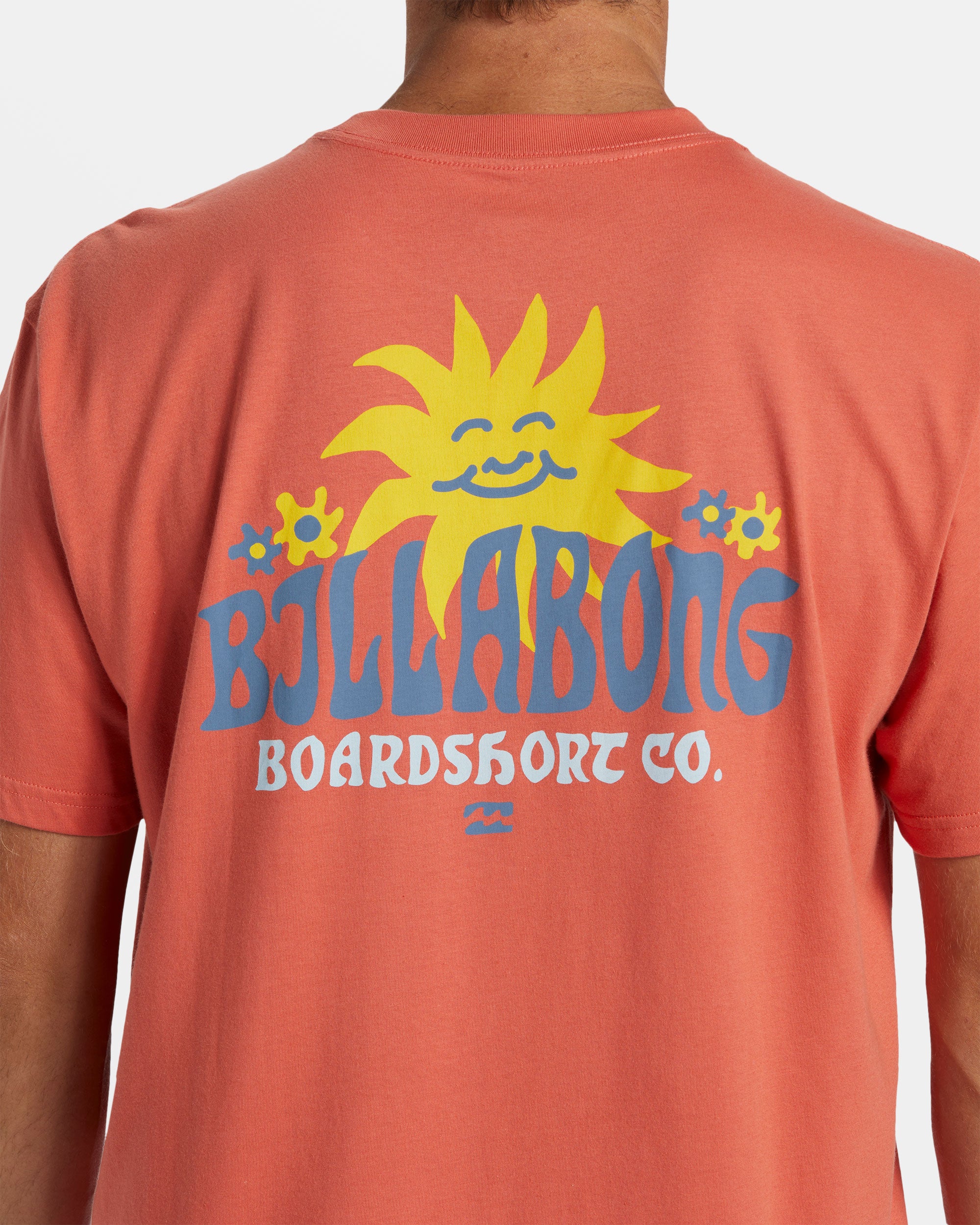 Billabong Lounge T-Shirt - Washed Red -Biliabong Outlet