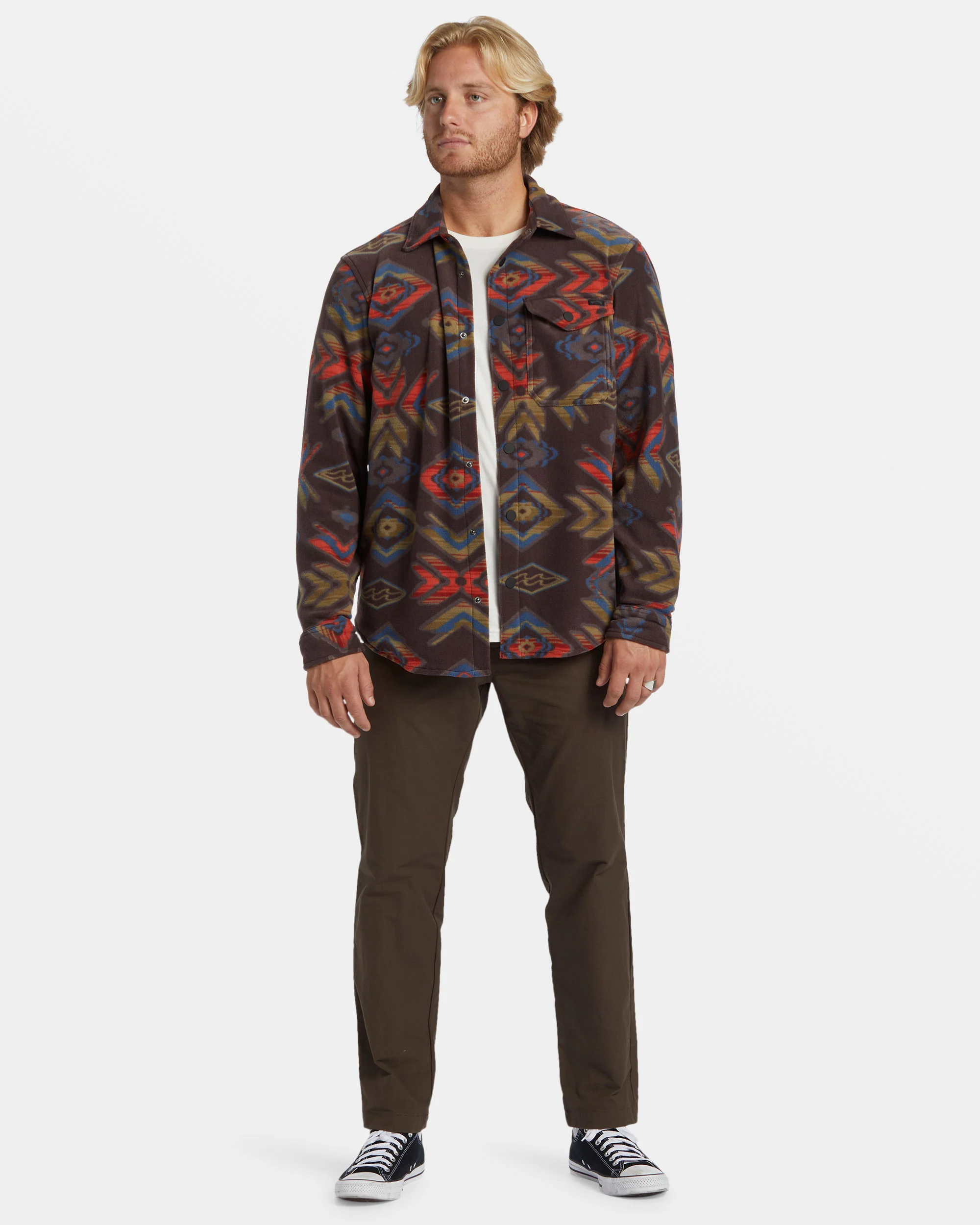 Billabong A/Div Furnace Flannel Shirt - Plum -Biliabong Outlet