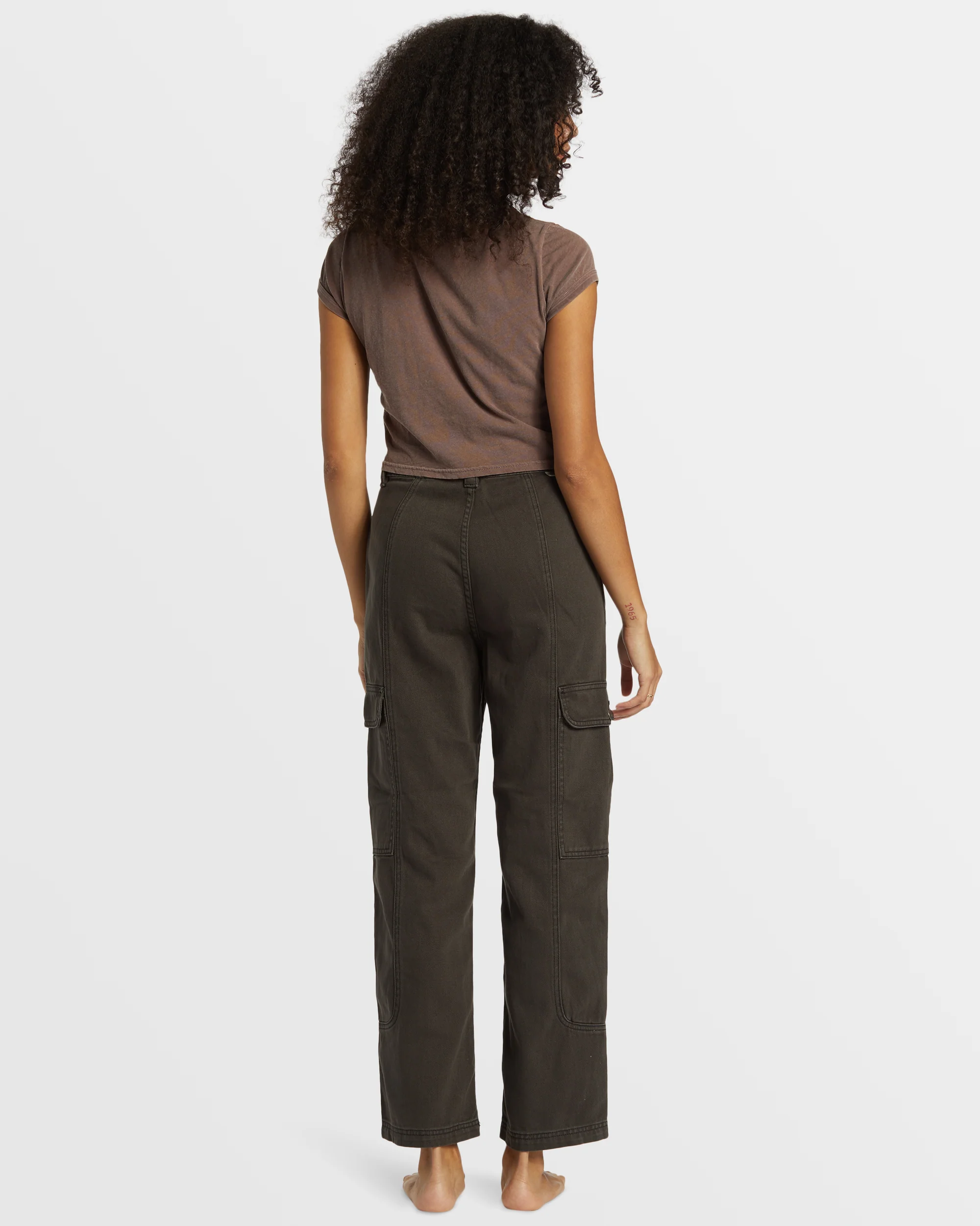 Billabong Wall To Wall Denim Cargo Pants - Black Sands -Biliabong Outlet