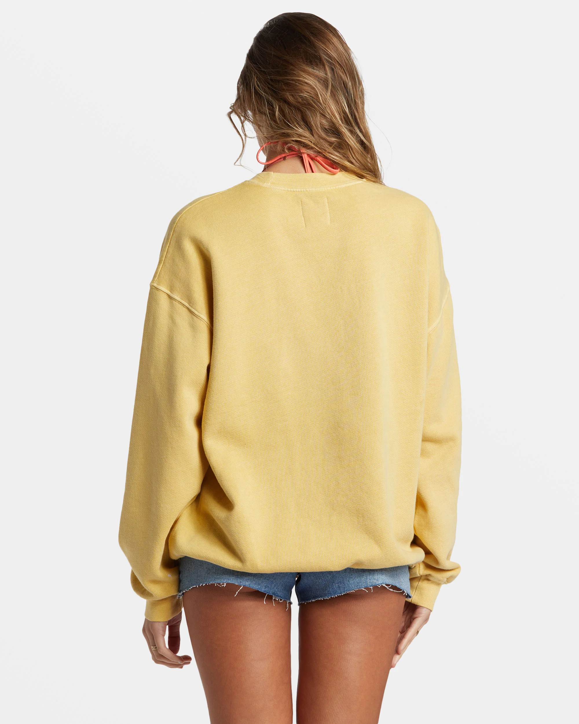 Billabong Ride In Oversized Crewneck Sweatshirt - Mellow Daze -Biliabong Outlet