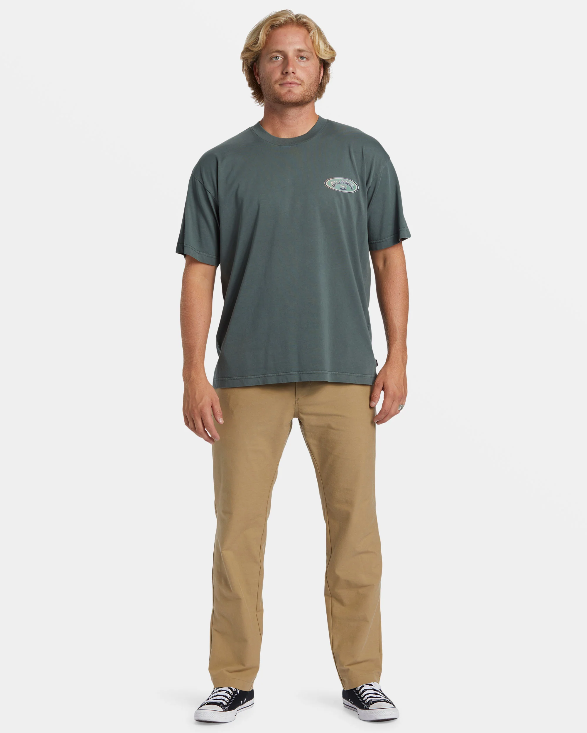 Billabong Arch Wave T-Shirt - Slate Green -Biliabong Outlet