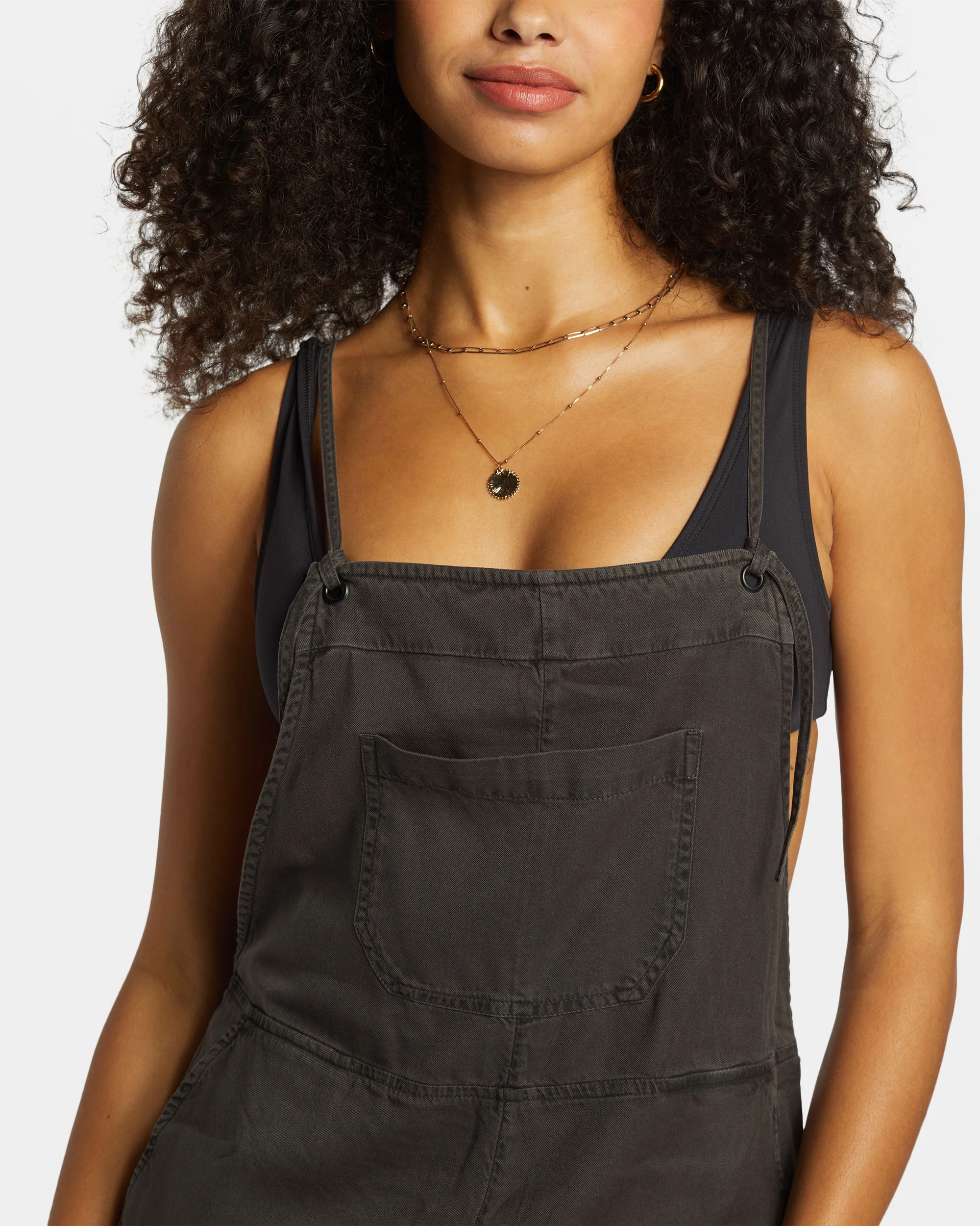 Billabong Wild Pursuit Romper - Off Black -Biliabong Outlet
