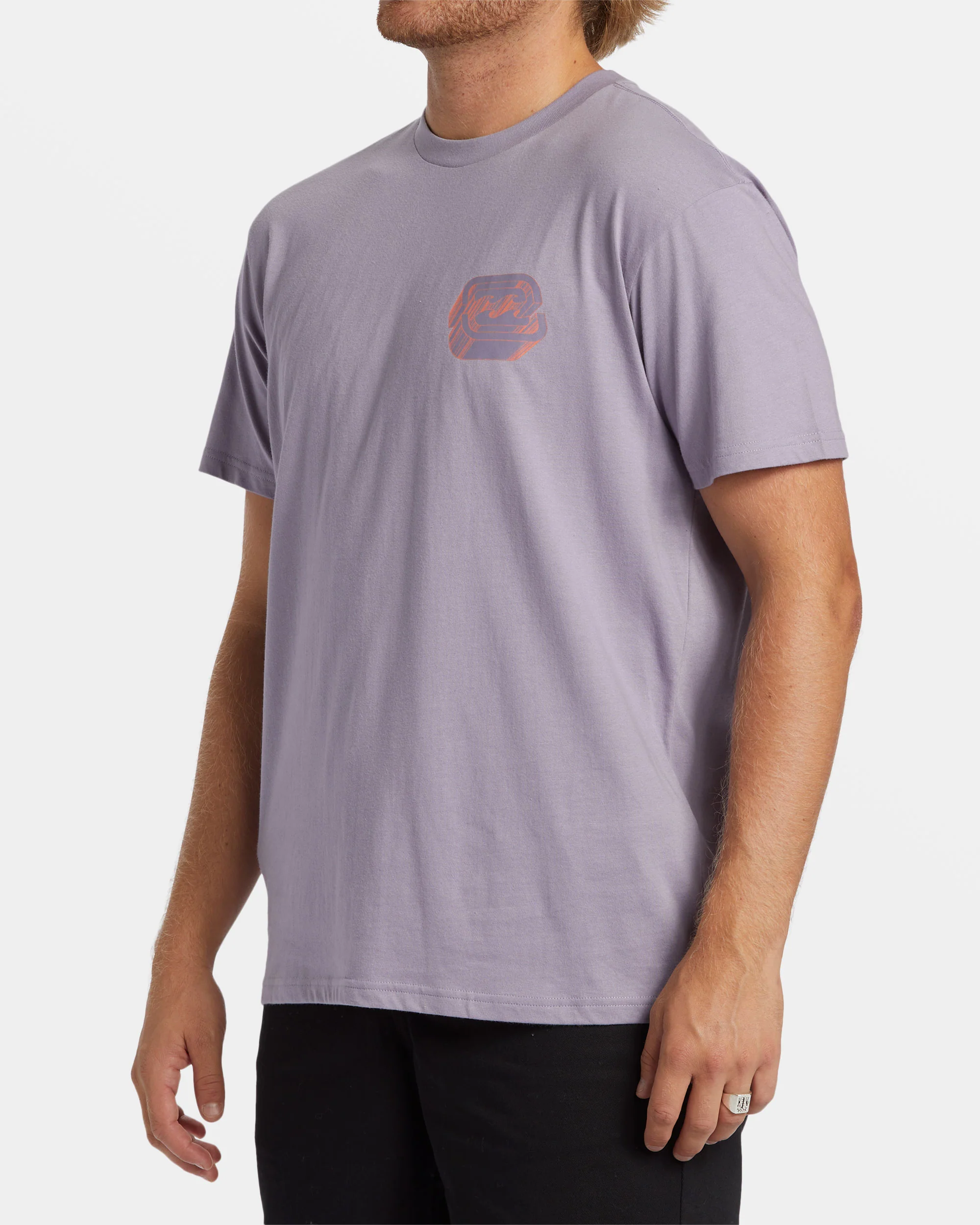 Billabong Crayon Wave T-Shirt - Purple Ash -Biliabong Outlet