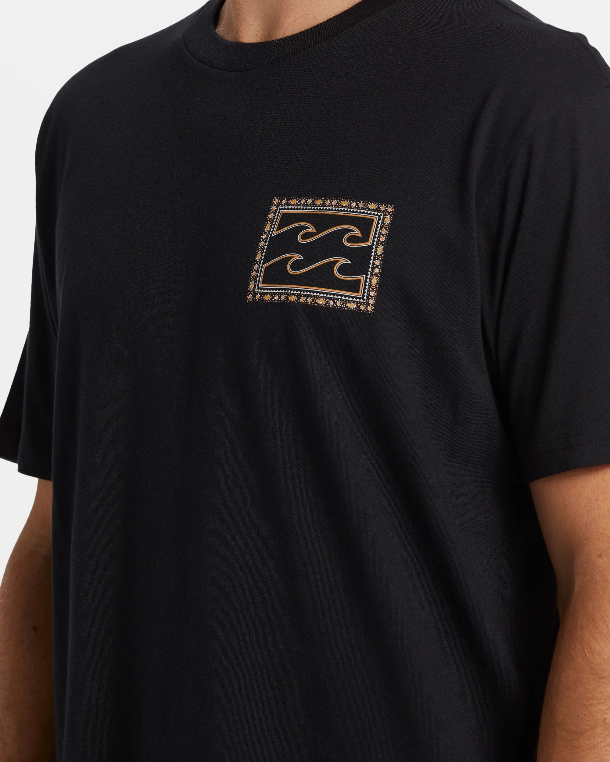 Billabong Crayon Wave T-Shirt - Black -Biliabong Outlet