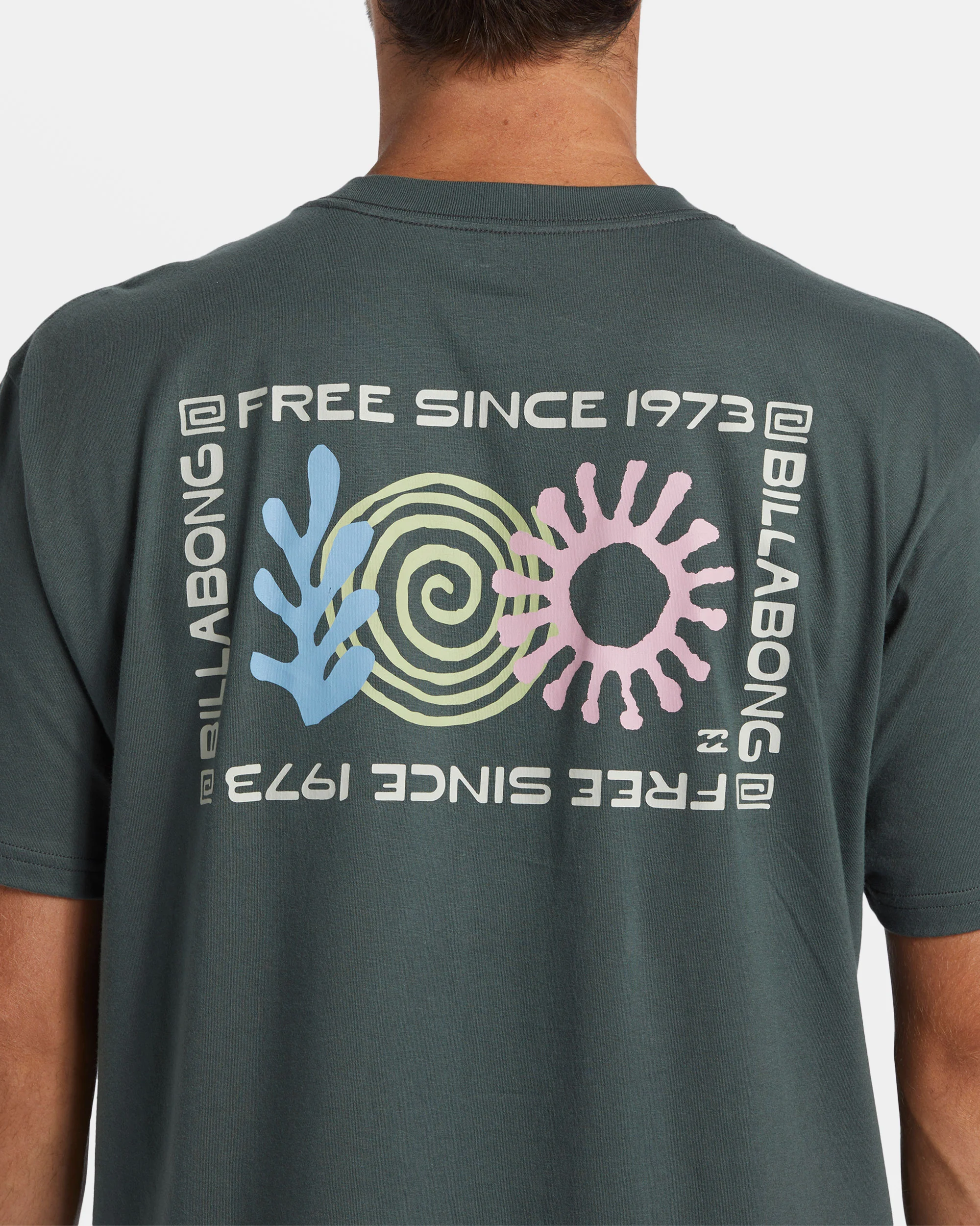 Billabong Troppo Pocket T-shirt - Slate Green -Biliabong Outlet